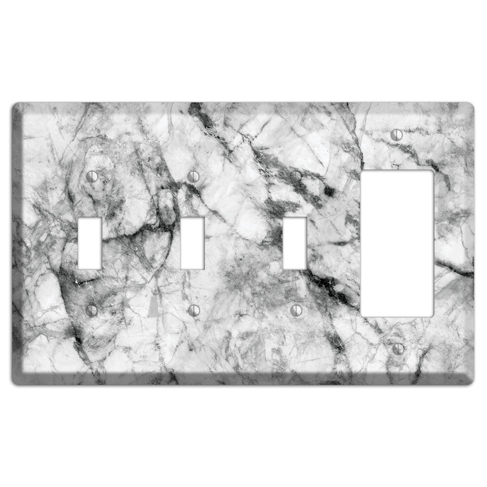 Alto Marble 3 Toggle / Rocker Wallplate