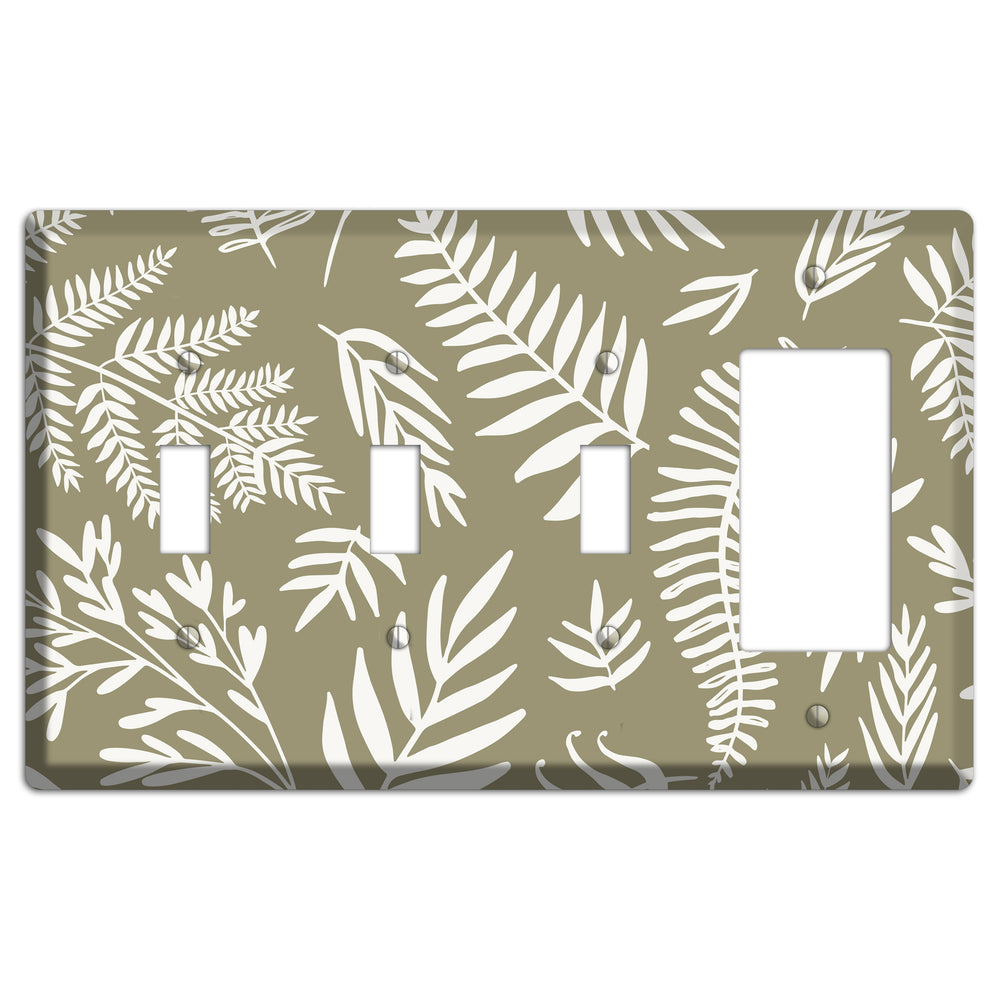 Fernweh & Fog 3 Toggle / Rocker Wallplate