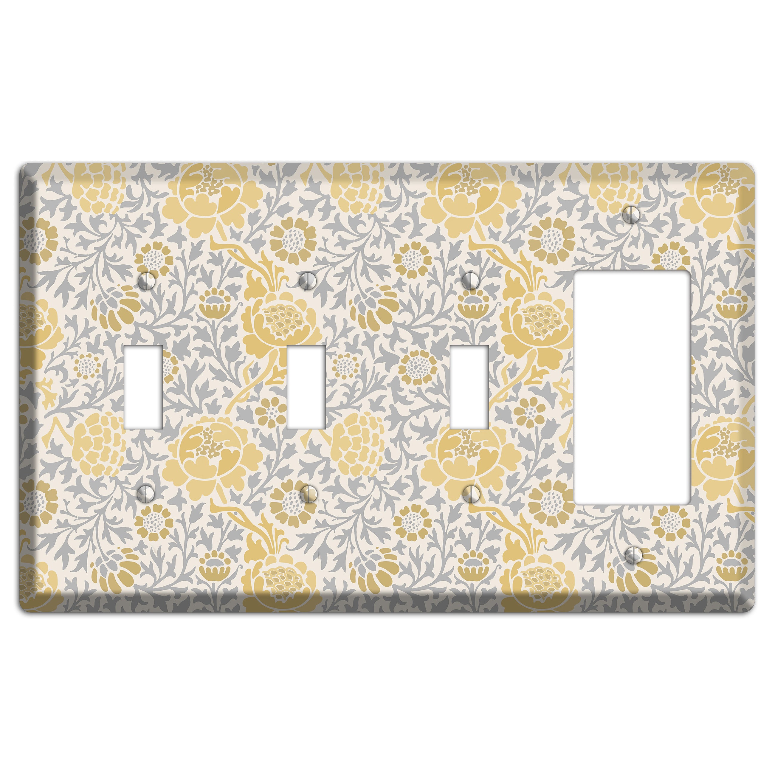 Dandelion Charm 3 Toggle / Rocker Wallplate