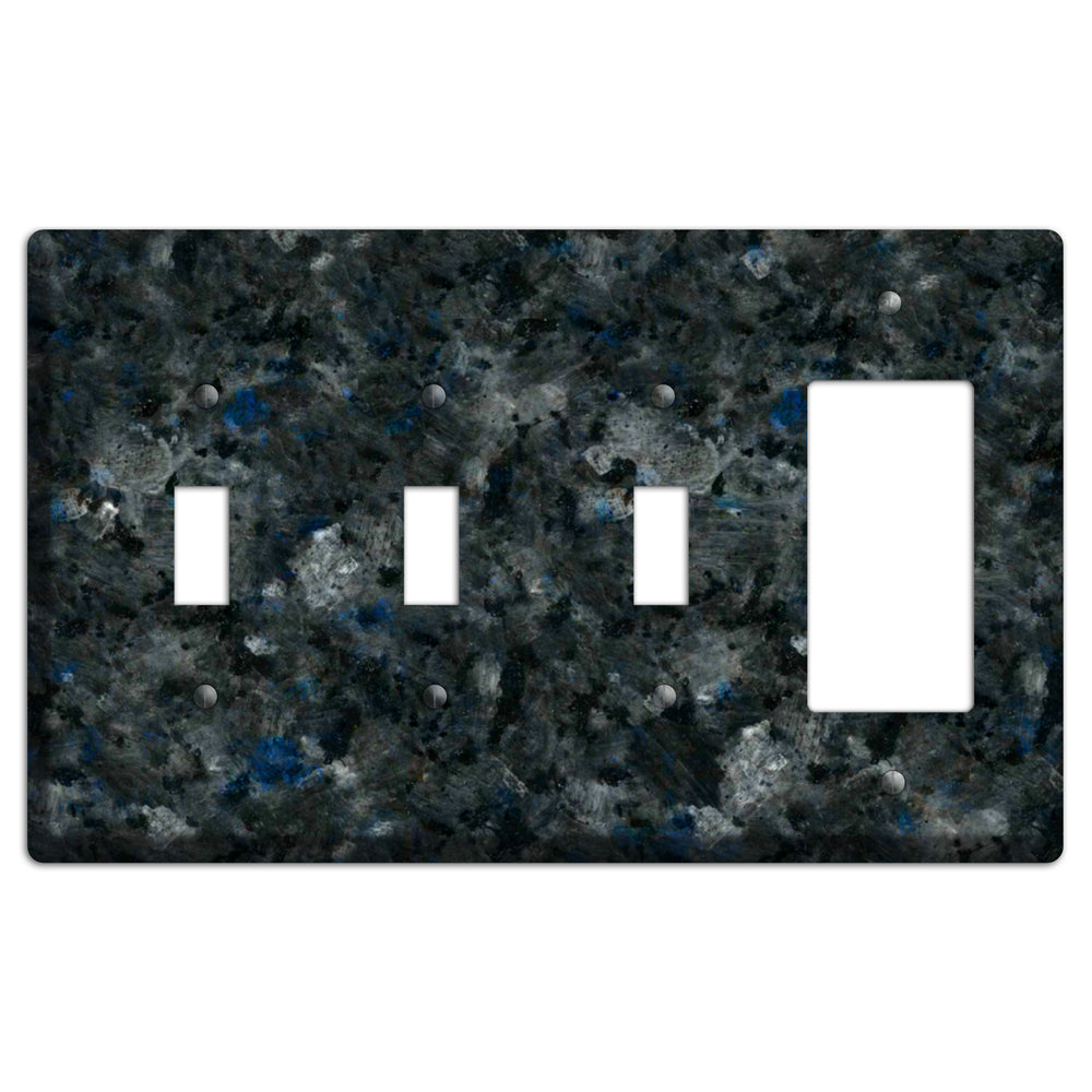Blue Pearl GT Granite 3 Toggle / Rocker Wallplate