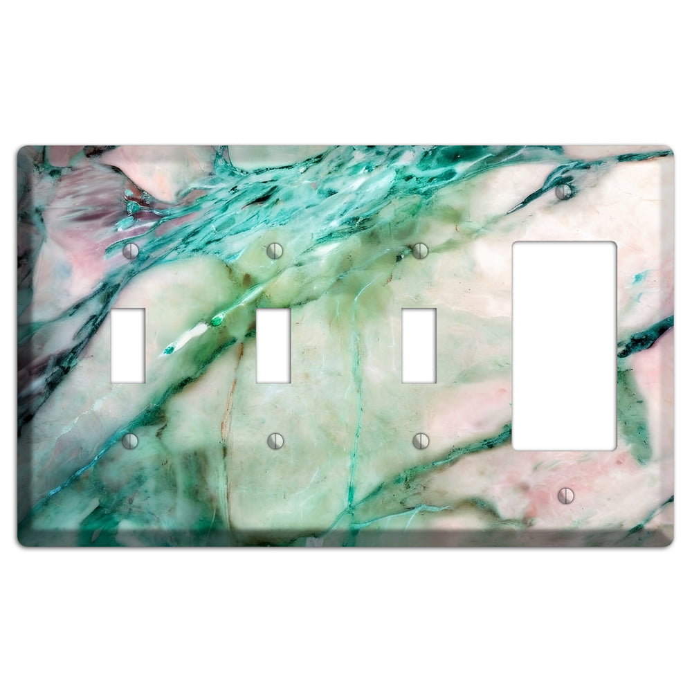 Monte Carlo Marble 3 Toggle / Rocker Wallplate