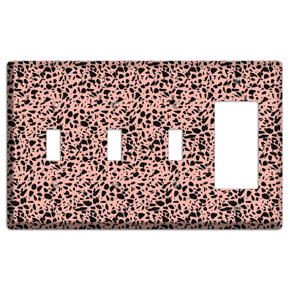 Blush Static 3 Toggle / Rocker Wallplate