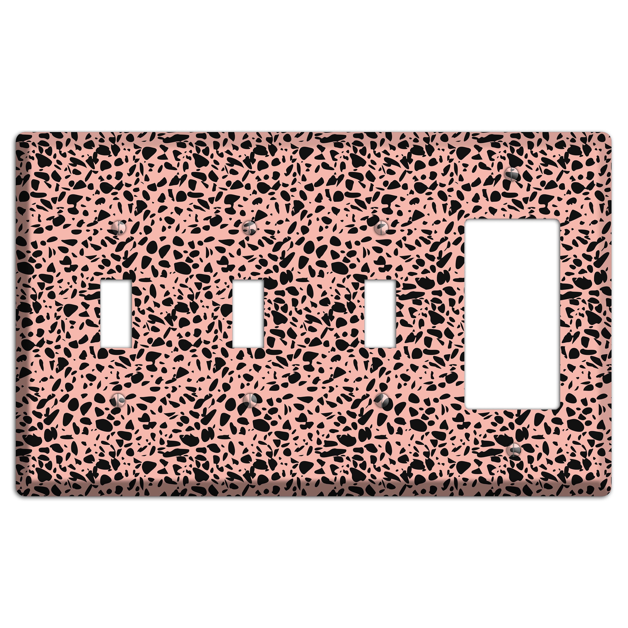 Blush Static 3 Toggle / Rocker Wallplate