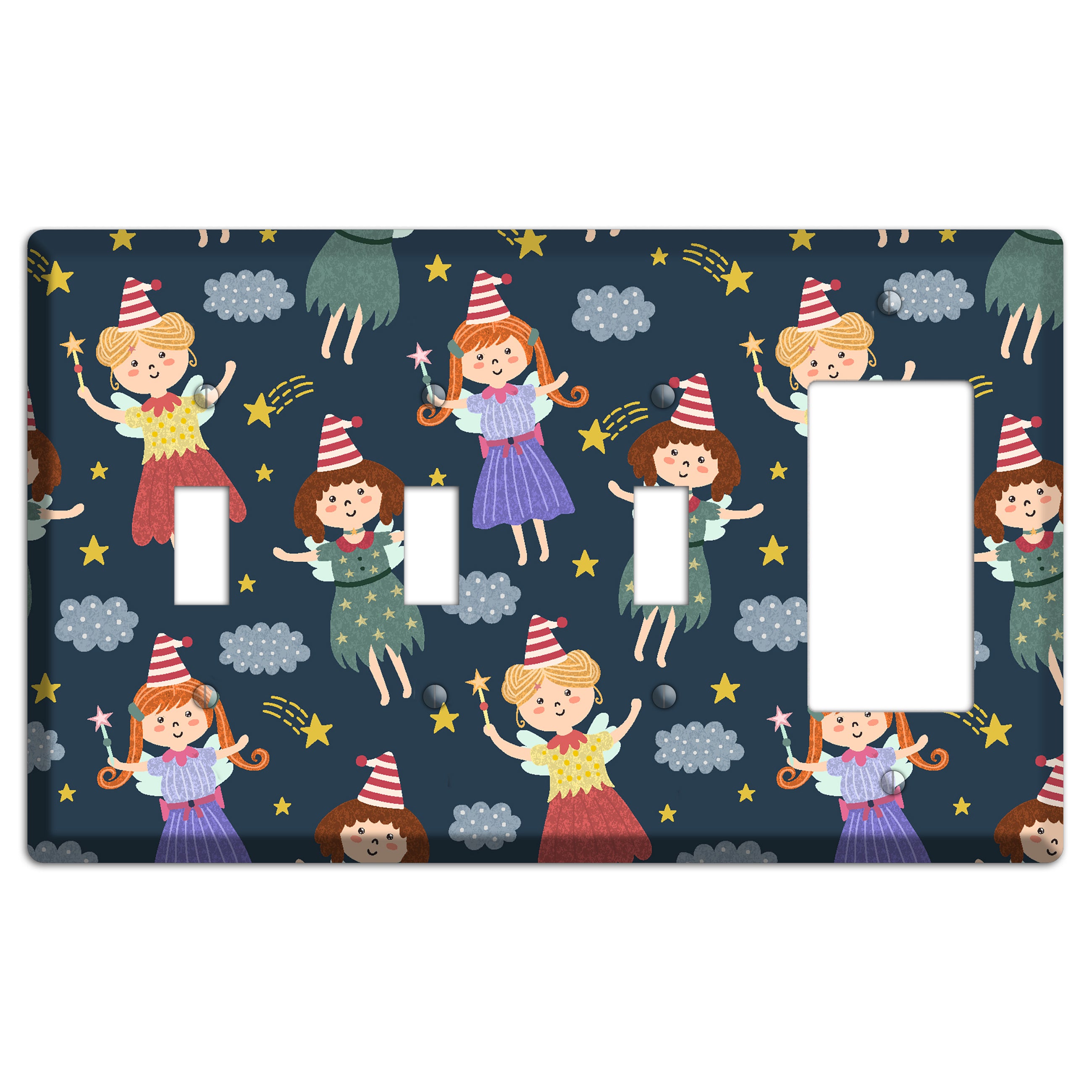 Fairyland Dreams 3 Toggle / Rocker Wallplate