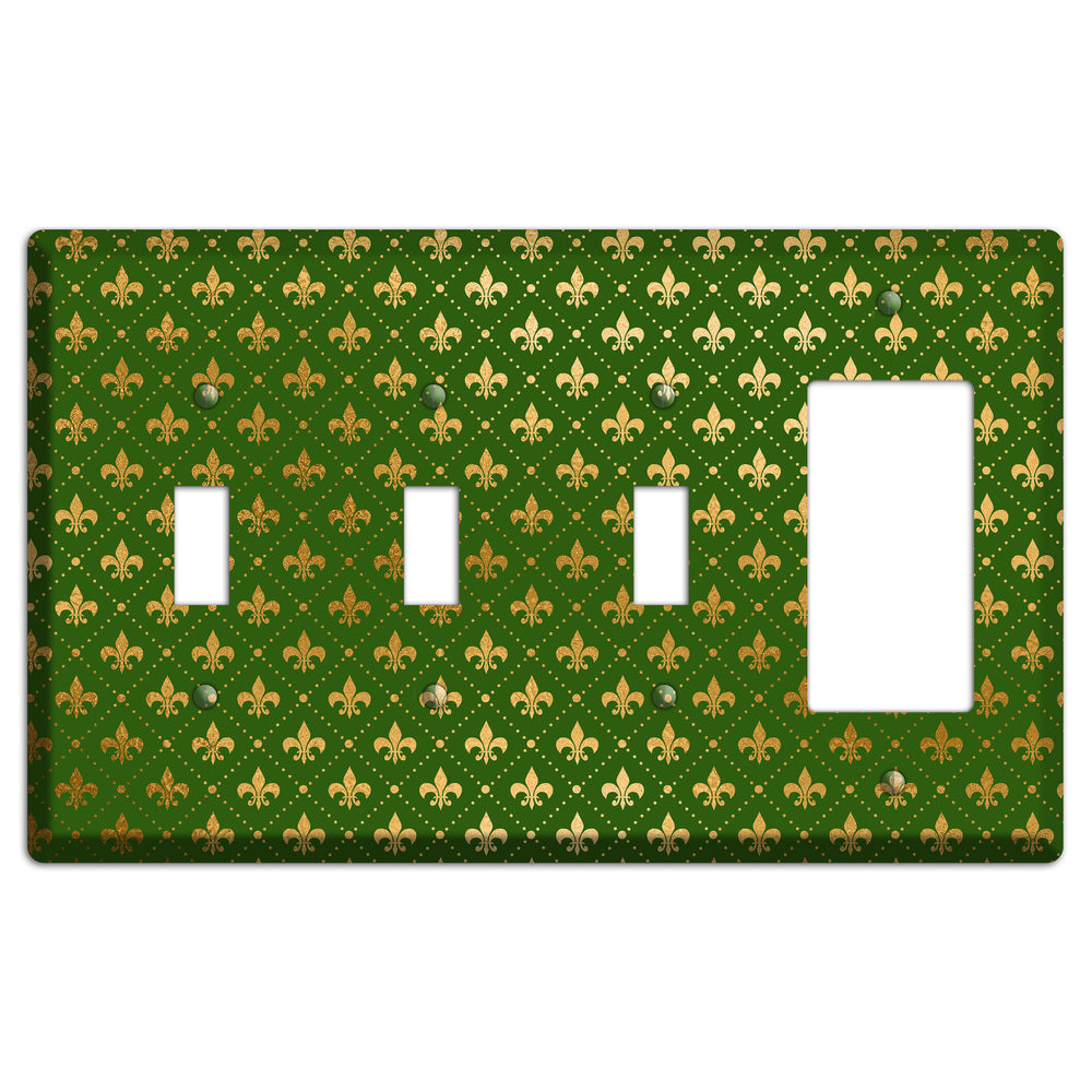 Gilded Grove 3 Toggle / Rocker Wallplate