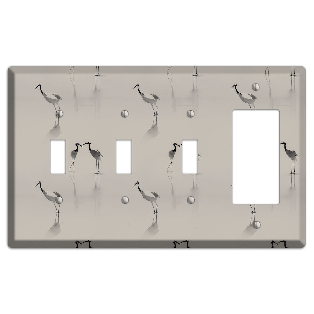 Mist & Mirror Vigil 3 Toggle / Rocker Wallplate