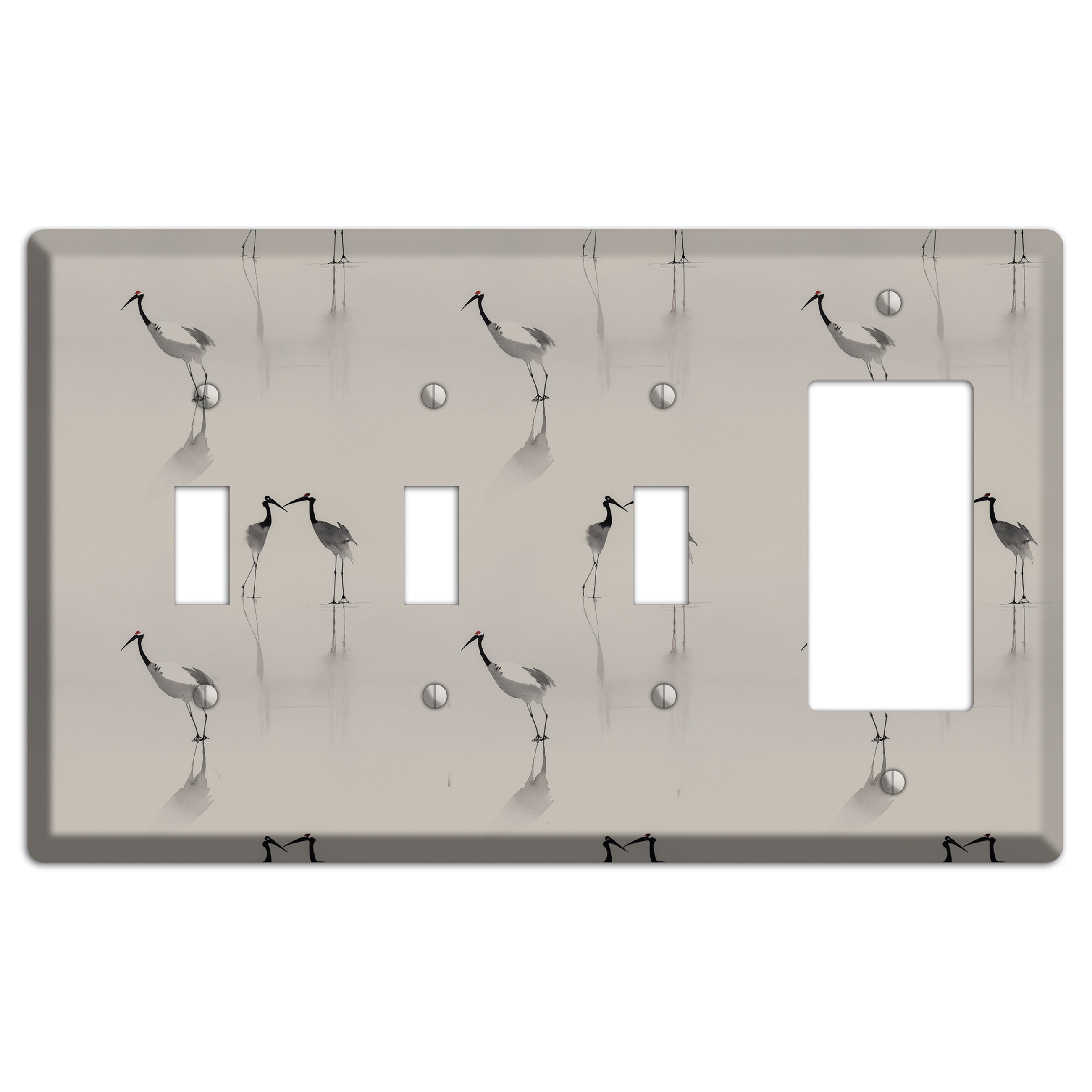 Mist & Mirror Vigil 3 Toggle / Rocker Wallplate