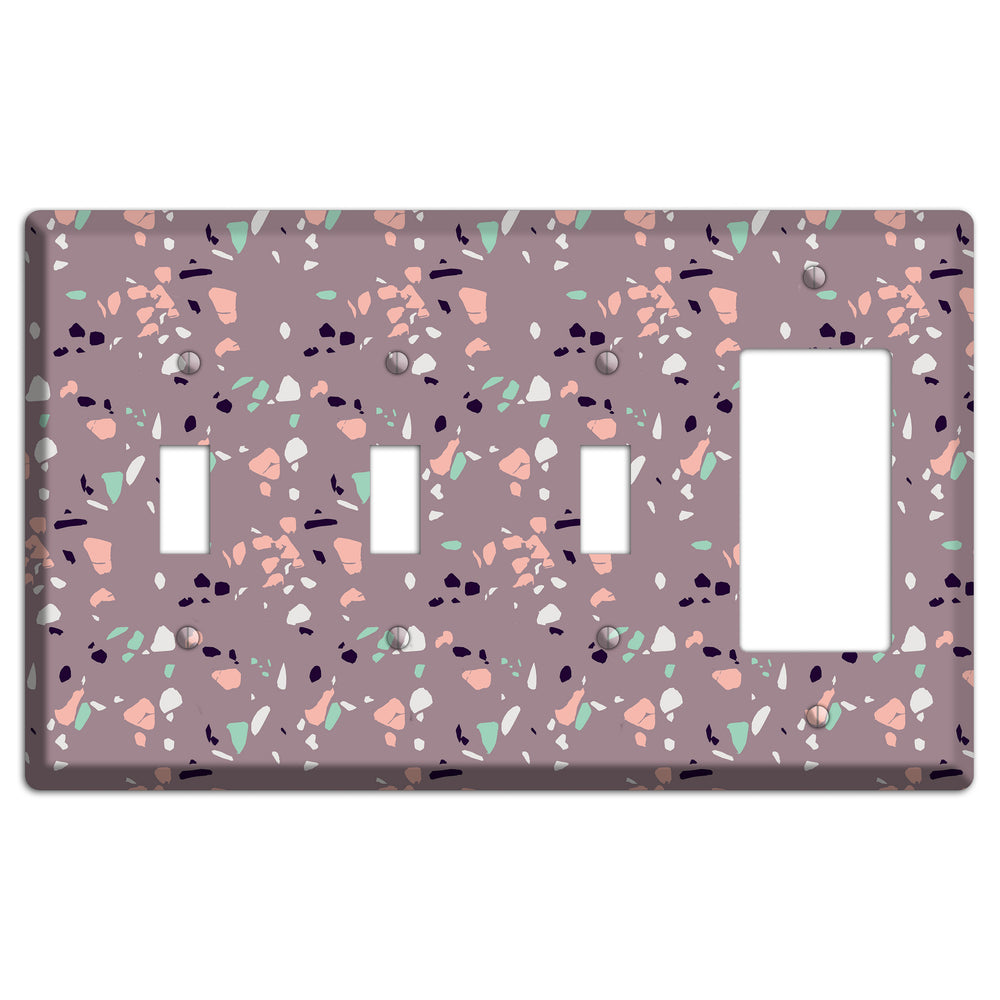 Orchid Dust 3 Toggle / Rocker Wallplate