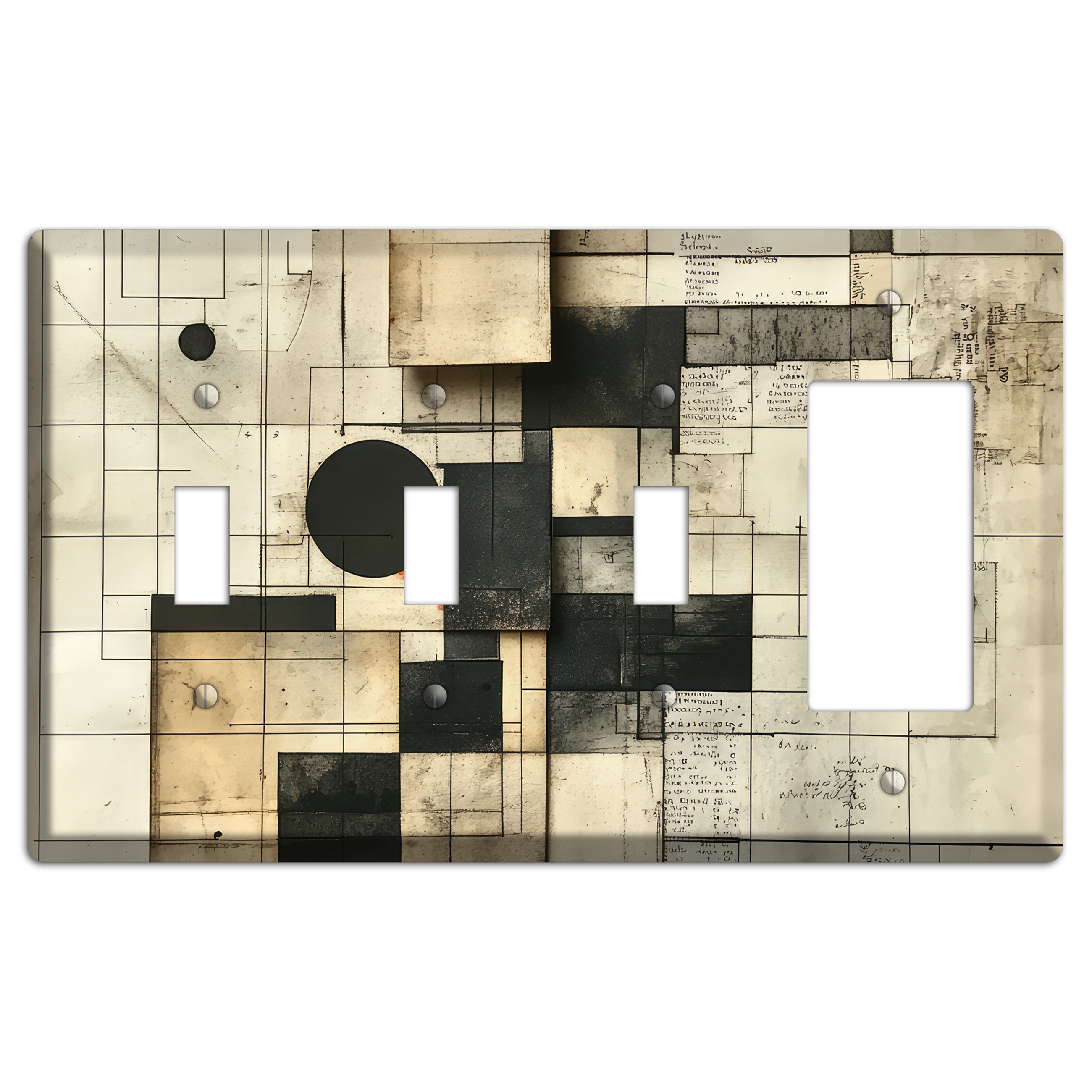 Drafting Room Séance 3 Toggle / Rocker Wallplate