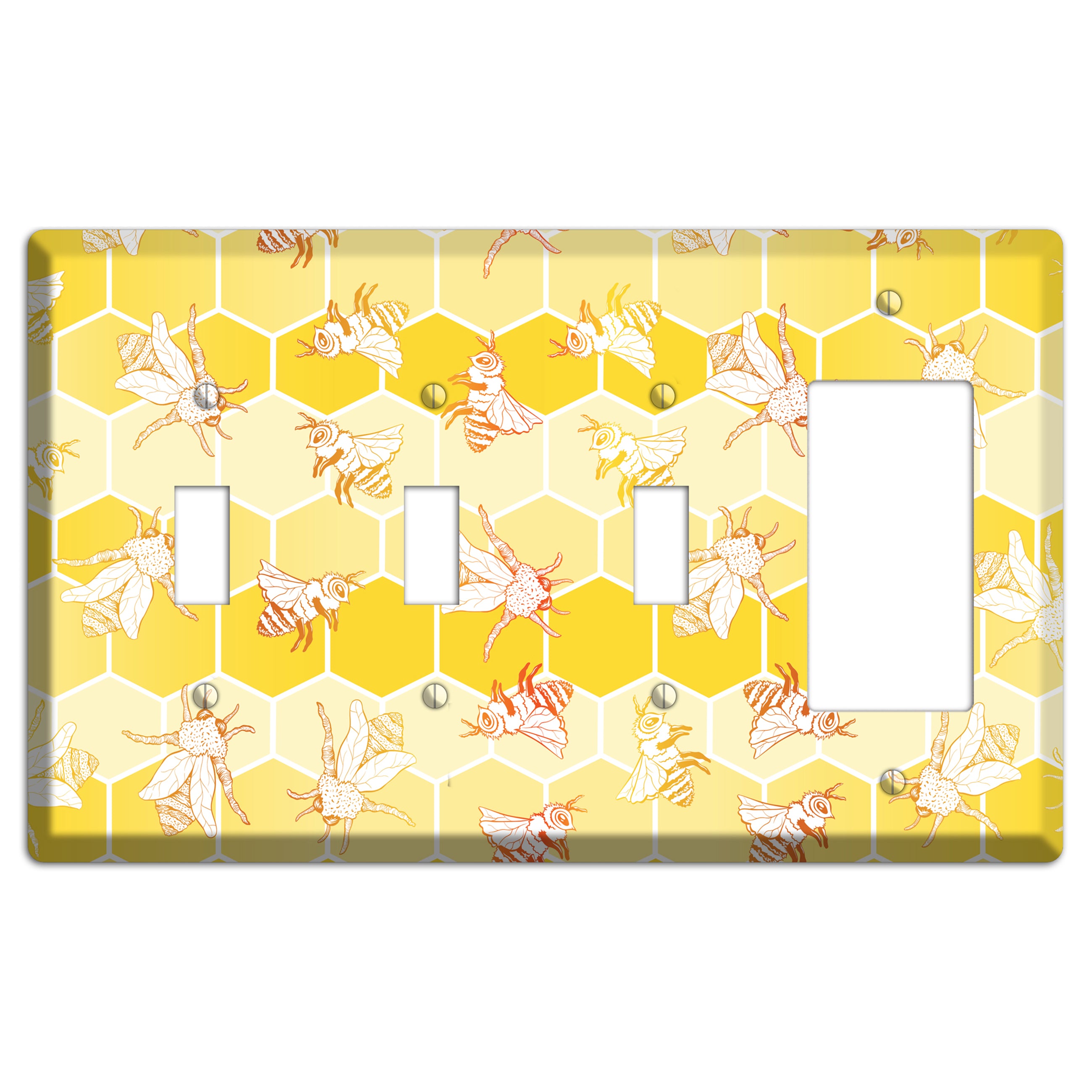 Hive & Flutter 3 Toggle / Rocker Wallplate