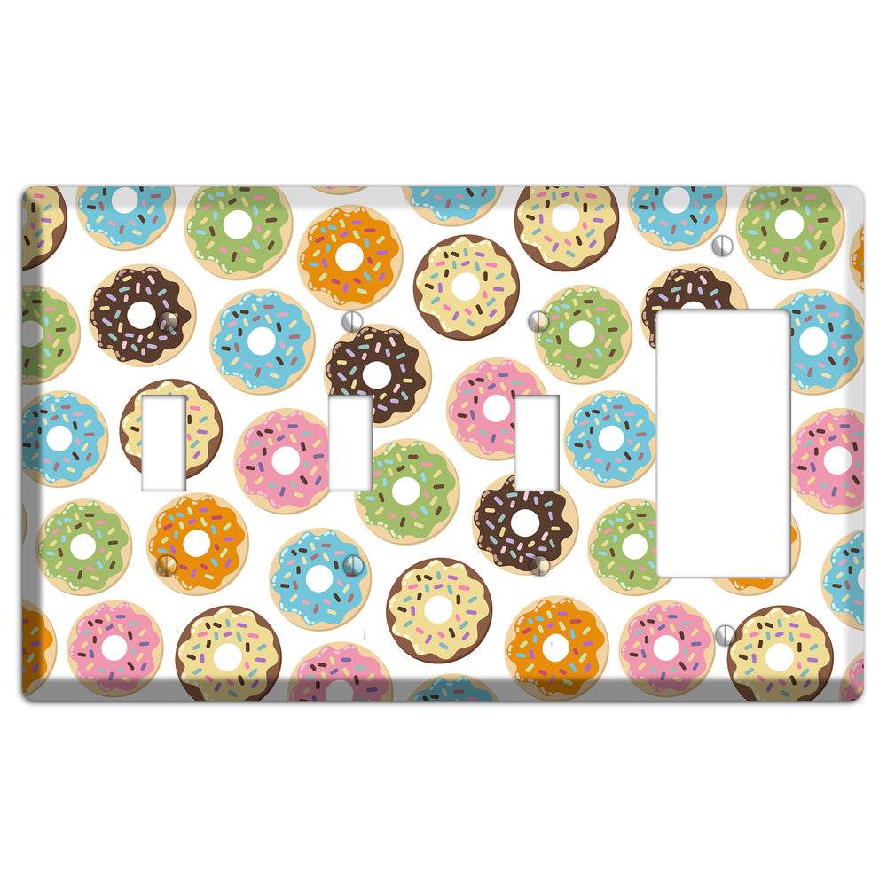 Sprinkle Party 3 Toggle / Rocker Wallplate