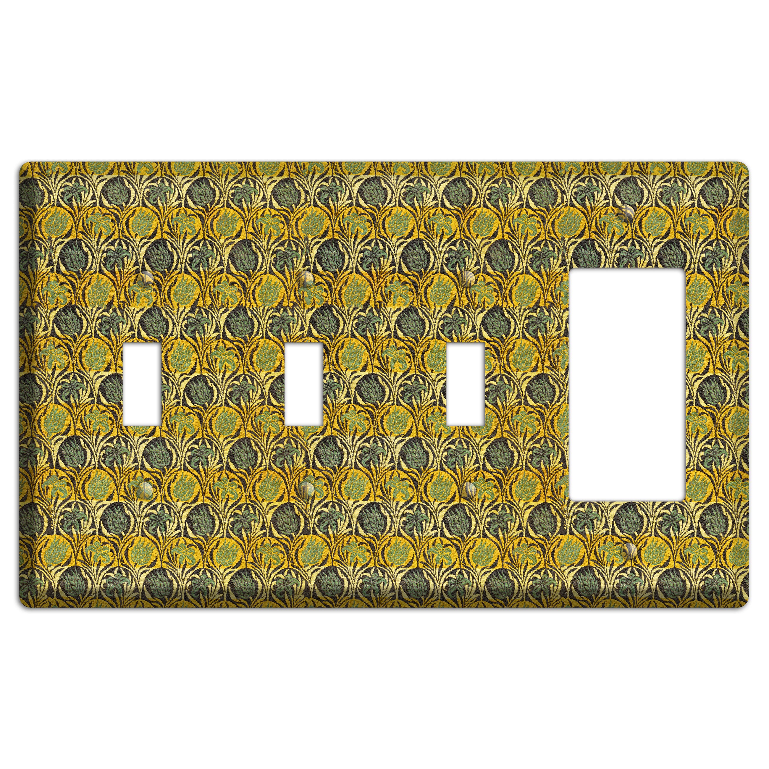Honeycomb Bloom 3 Toggle / Rocker Wallplate