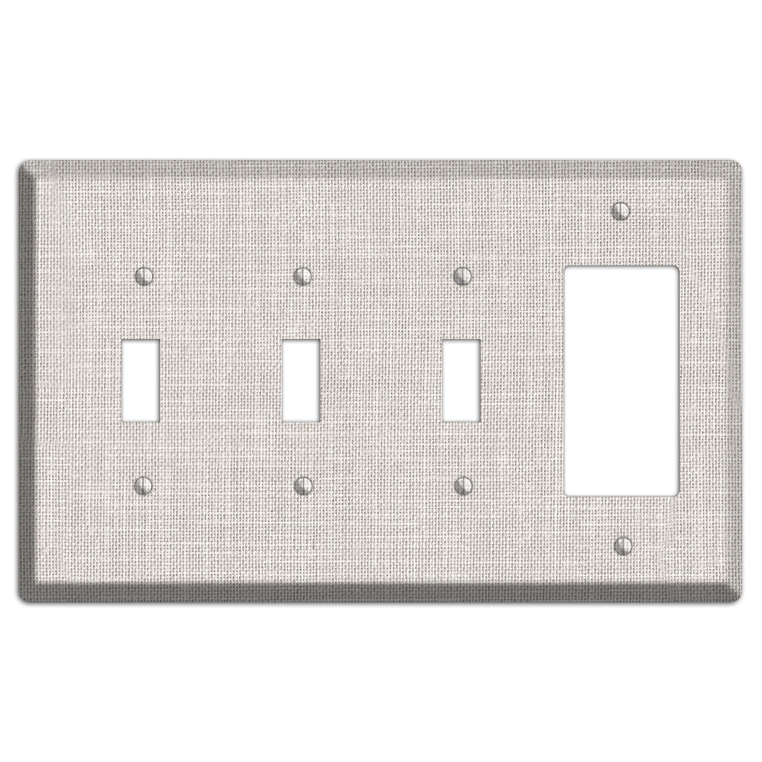 Linen Drift 3 Toggle / Rocker Wallplate