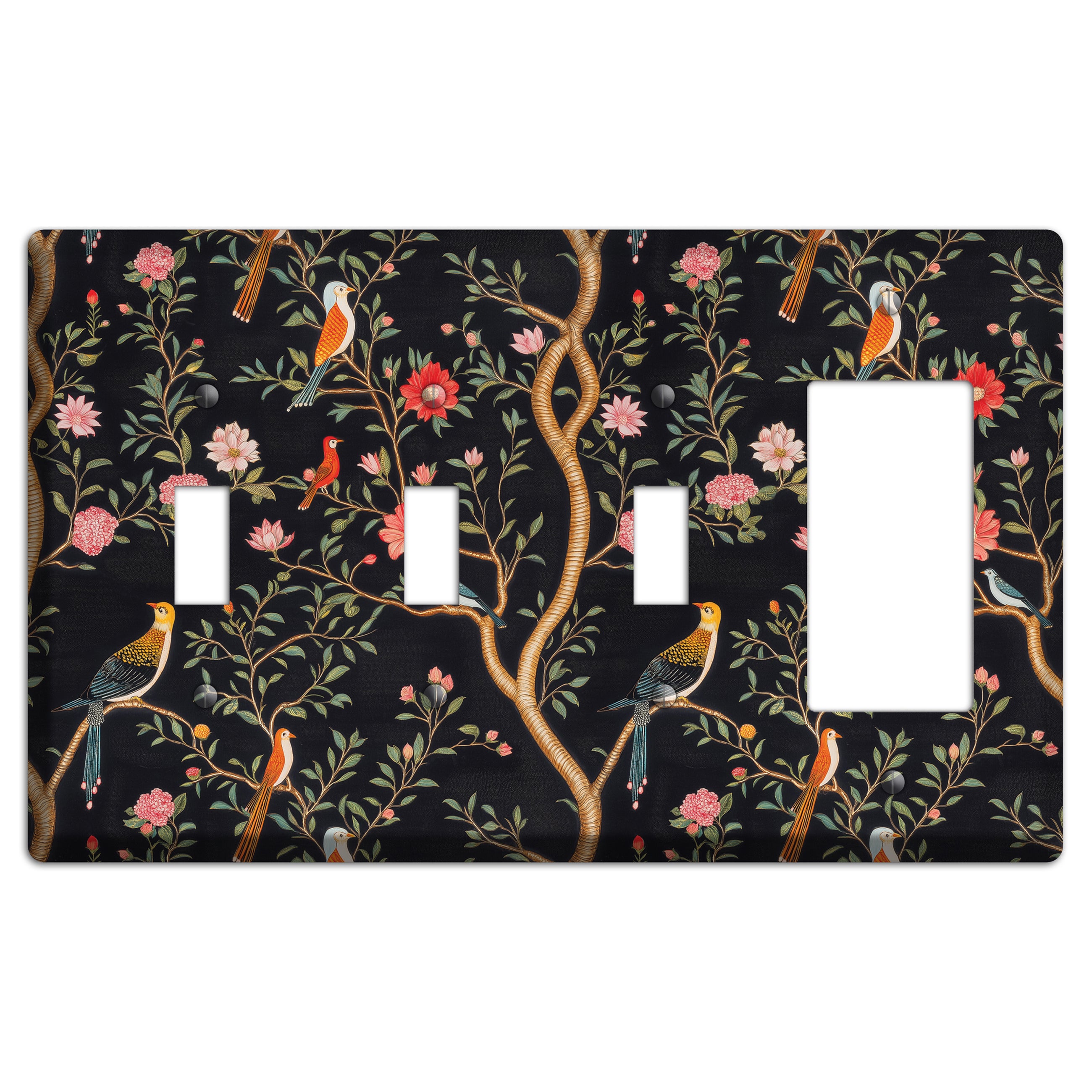 Garden After Dusk 3 Toggle / Rocker Wallplate