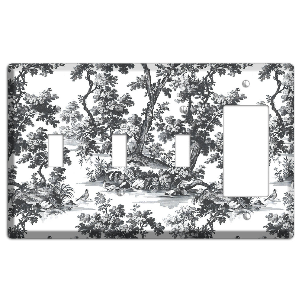 Woodland Reverie 3 Toggle / Rocker Wallplate