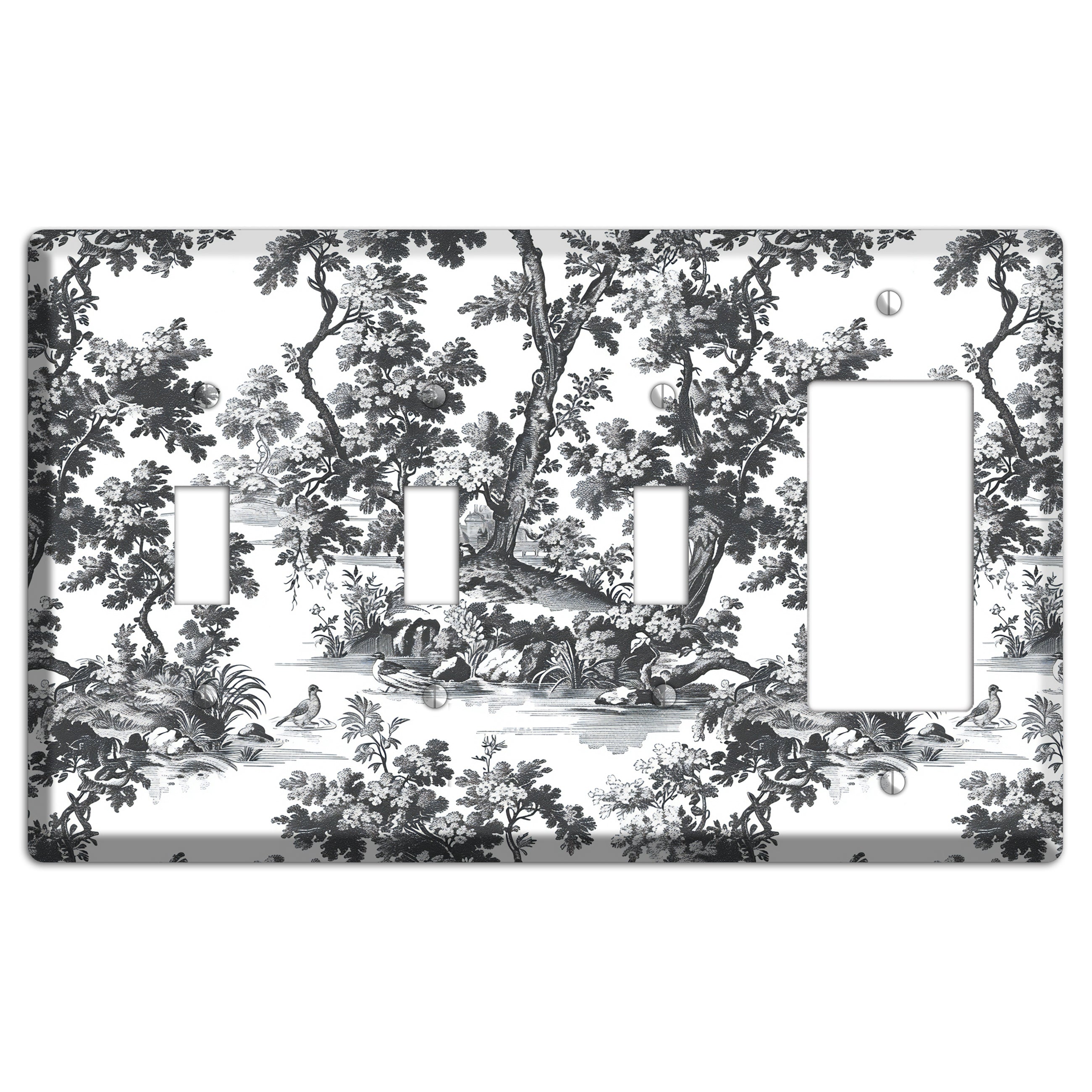 Woodland Reverie 3 Toggle / Rocker Wallplate