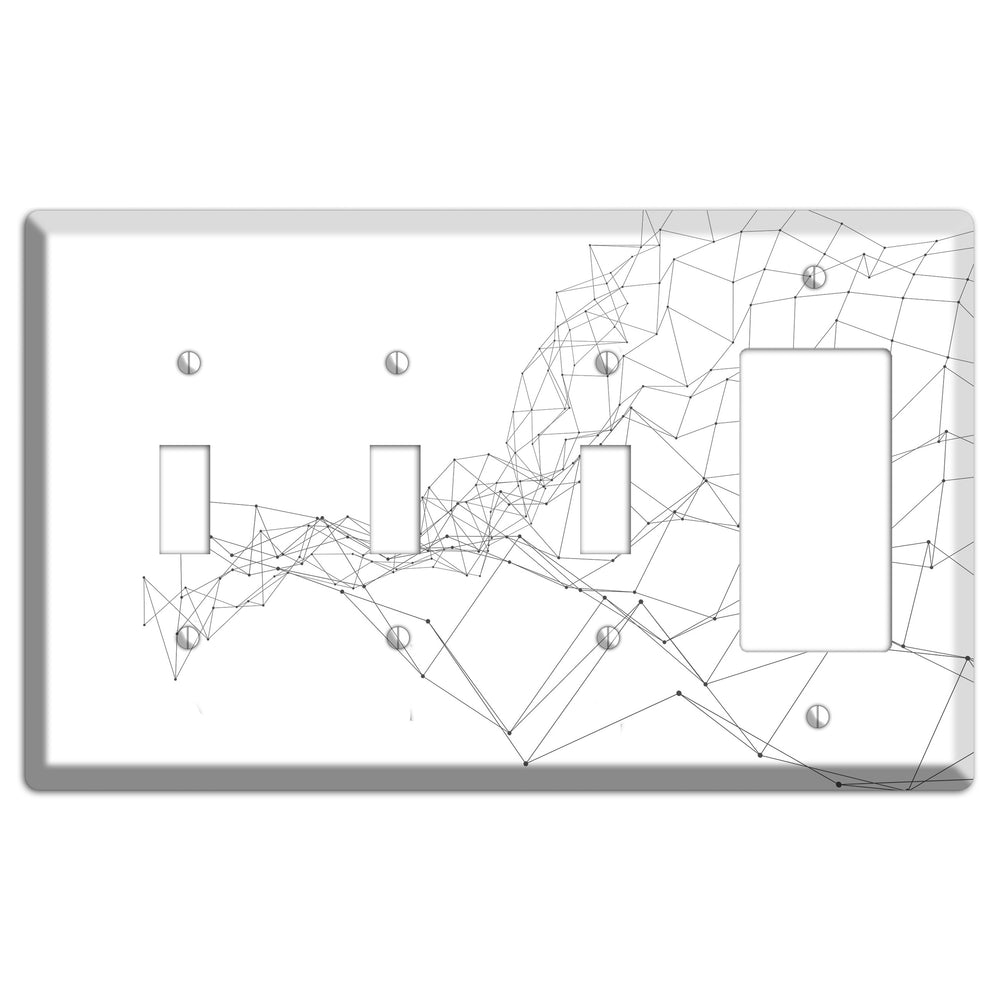 Emergent Mesh Theory 3 Toggle / Rocker Wallplate