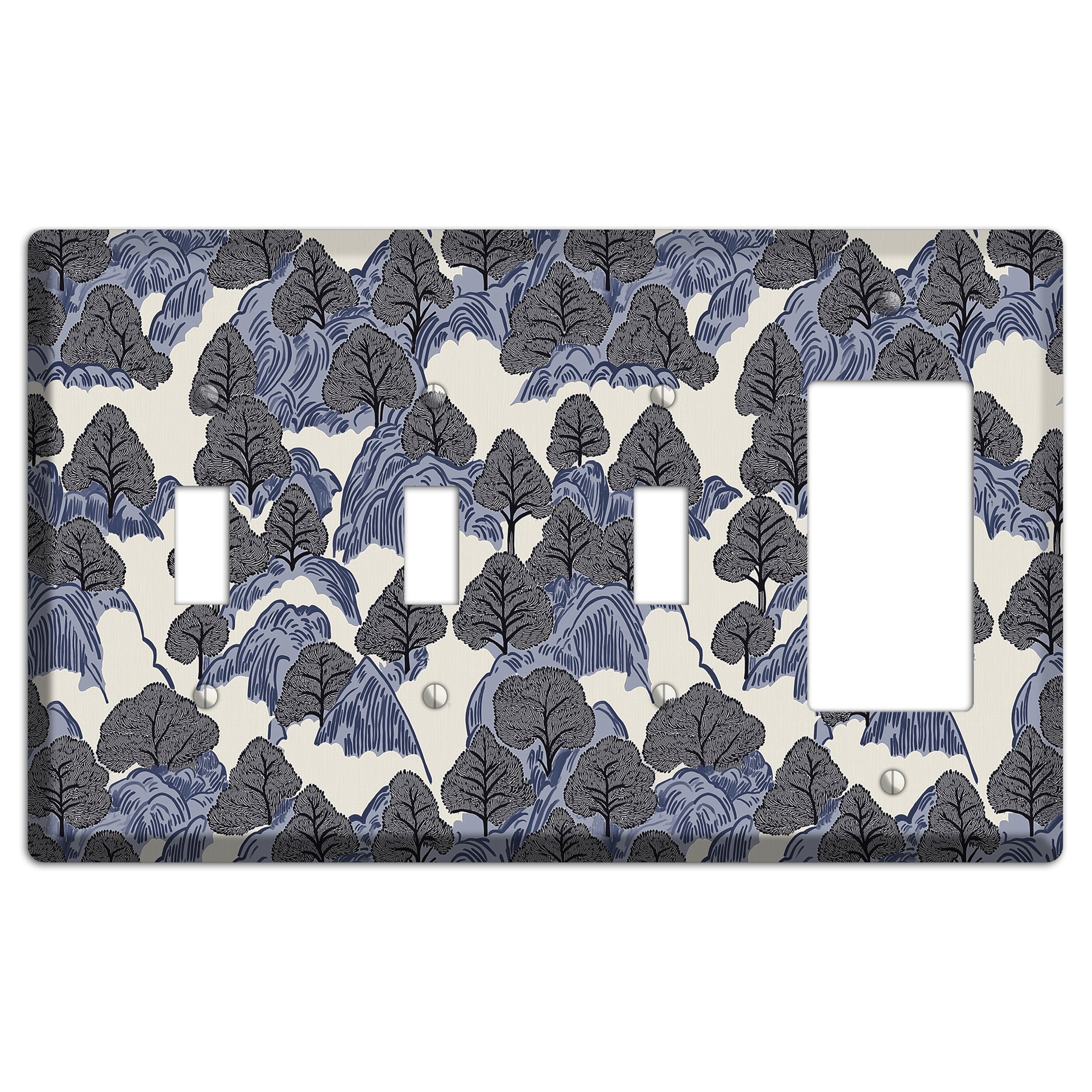 Thousand Pines 3 Toggle / Rocker Wallplate