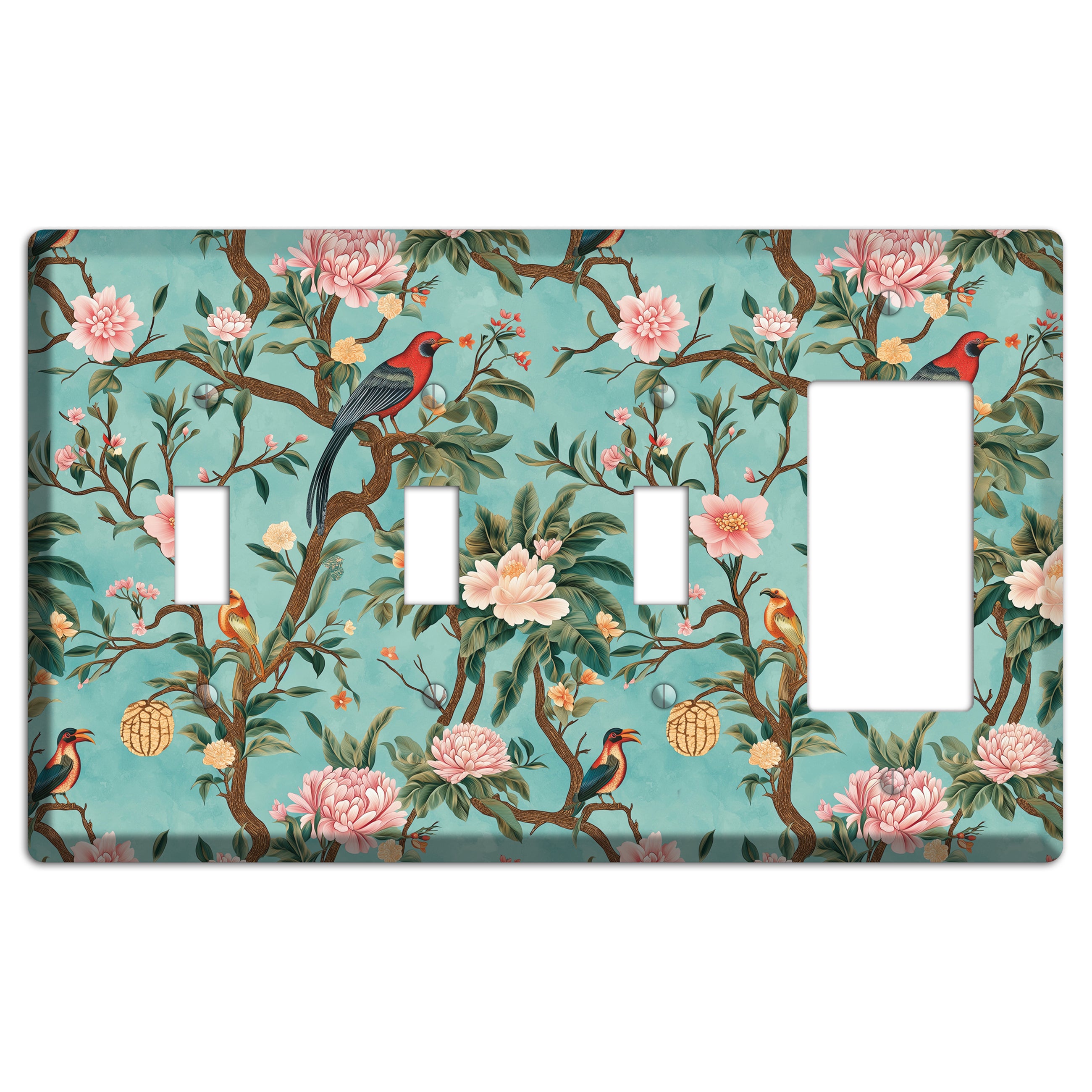 Jade Garden Reverie 3 Toggle / Rocker Wallplate