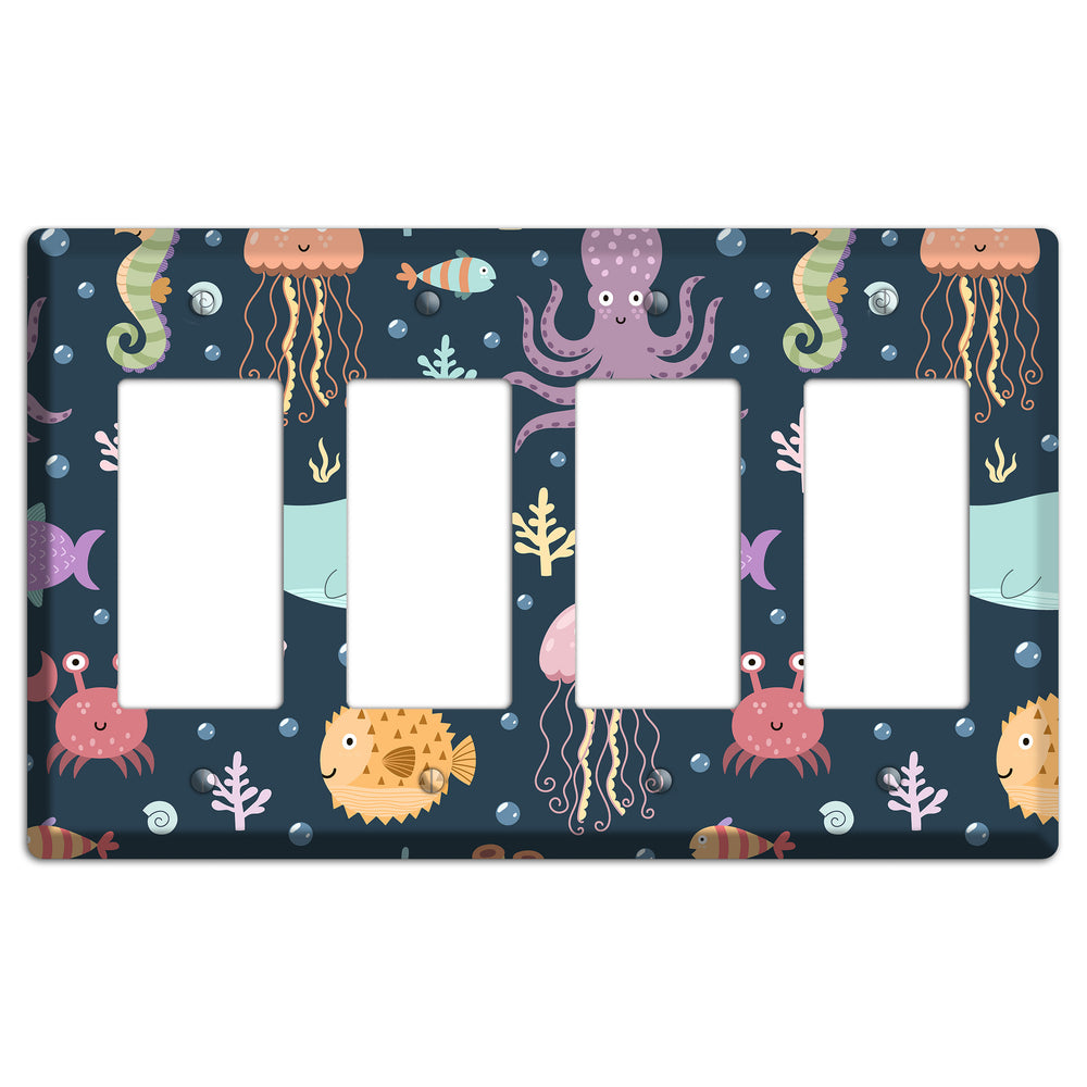 Deep Sea Cuties 4 Rocker Wallplate