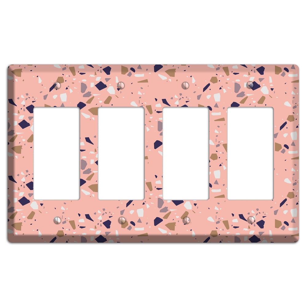 Blush Quarry 4 Rocker Wallplate