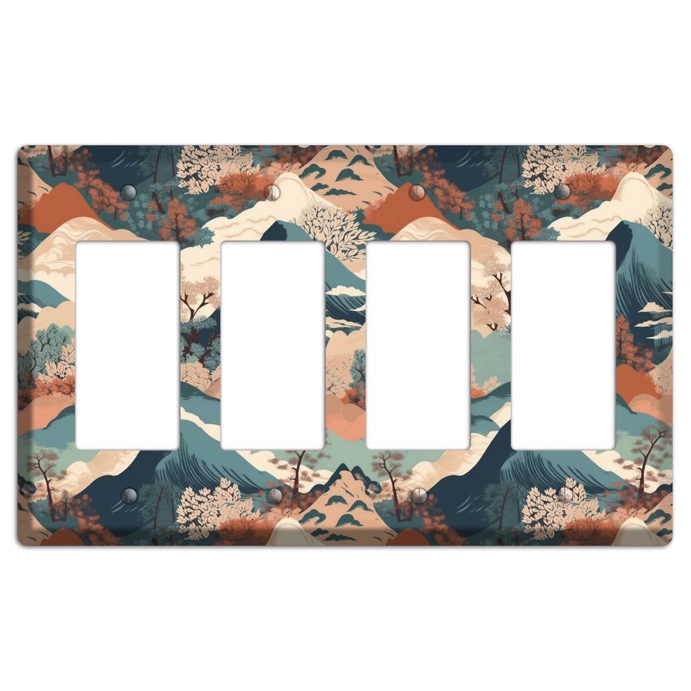 Mountain Reverie 4 Rocker Wallplate