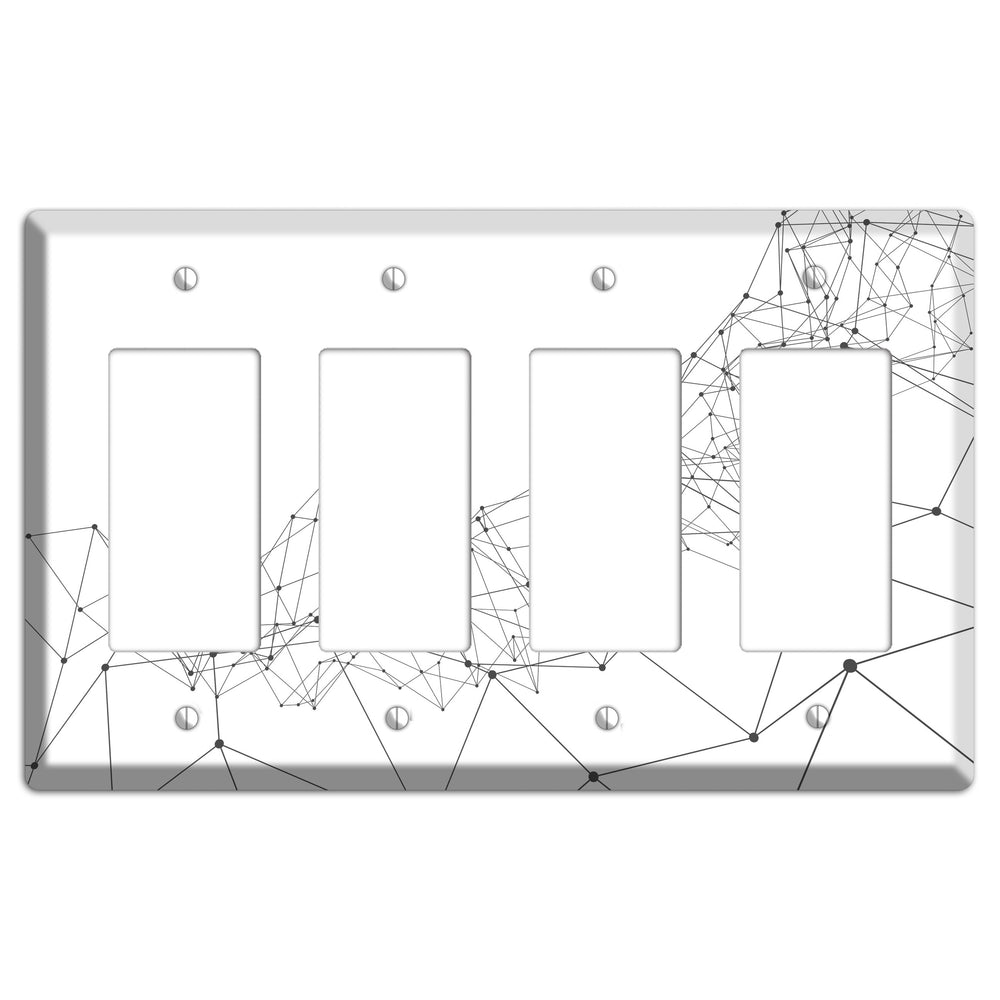 Fractured Cartography 4 Rocker Wallplate