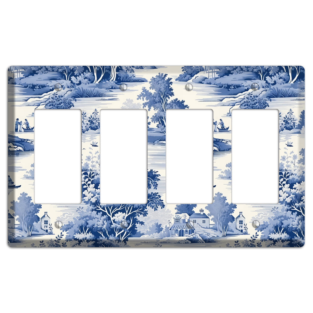 River & Reverie 4 Rocker Wallplate