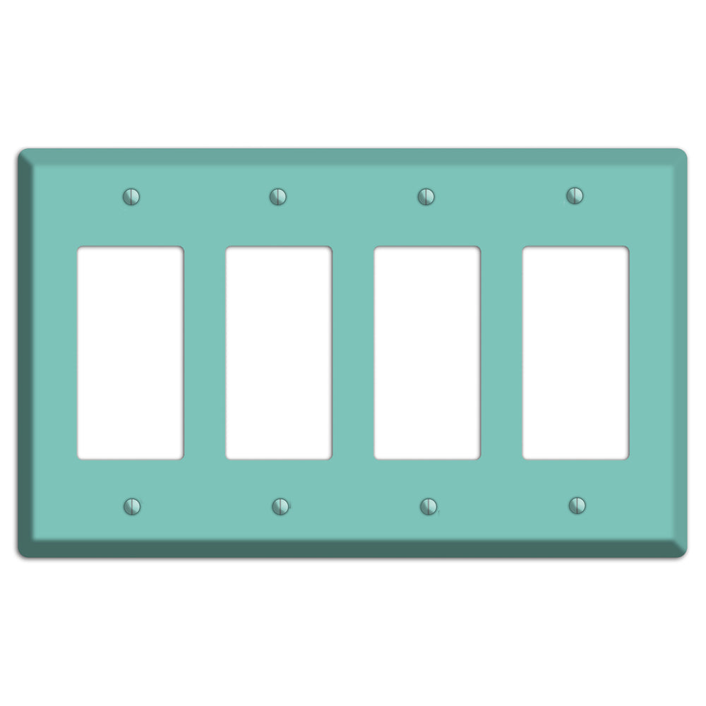 Baxter Seafoam 4 Rocker Wallplate
