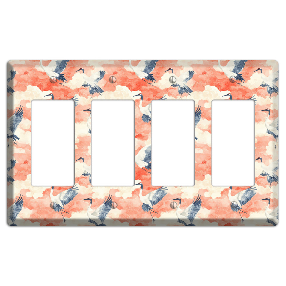 Coral Sky Migration 4 Rocker Wallplate