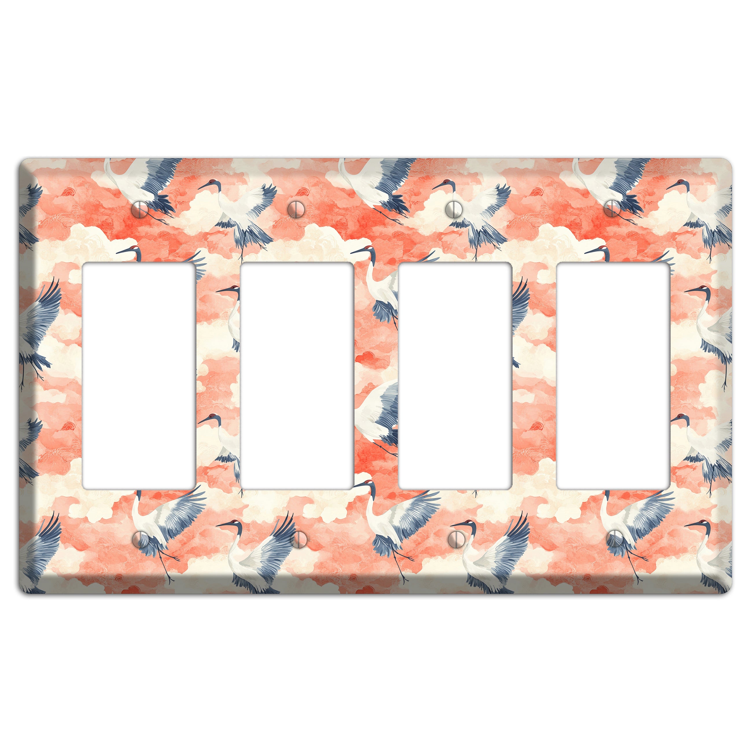 Coral Sky Migration 4 Rocker Wallplate