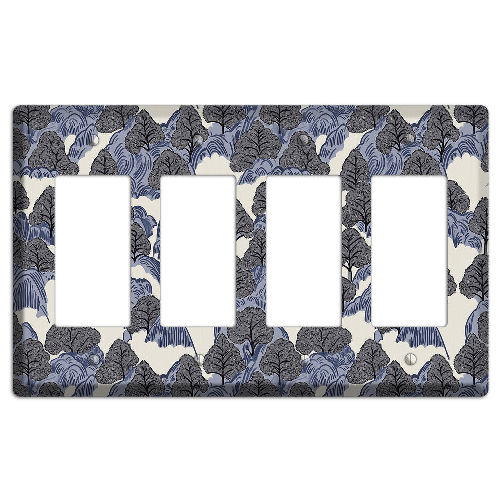 Thousand Pines 4 Rocker Wallplate