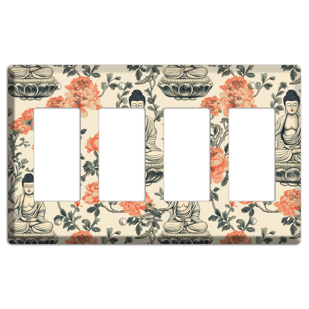 Lotus & Ember 4 Rocker Wallplate