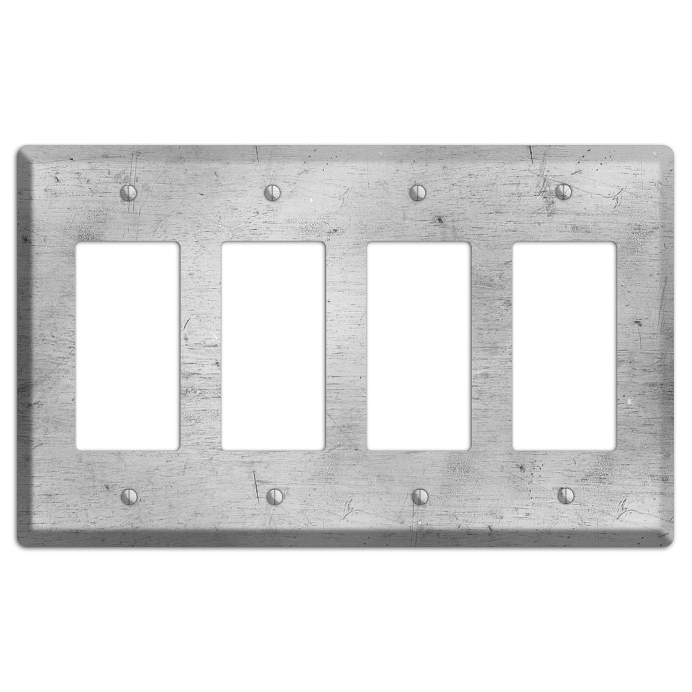Silver Deck 4 Rocker Wallplate