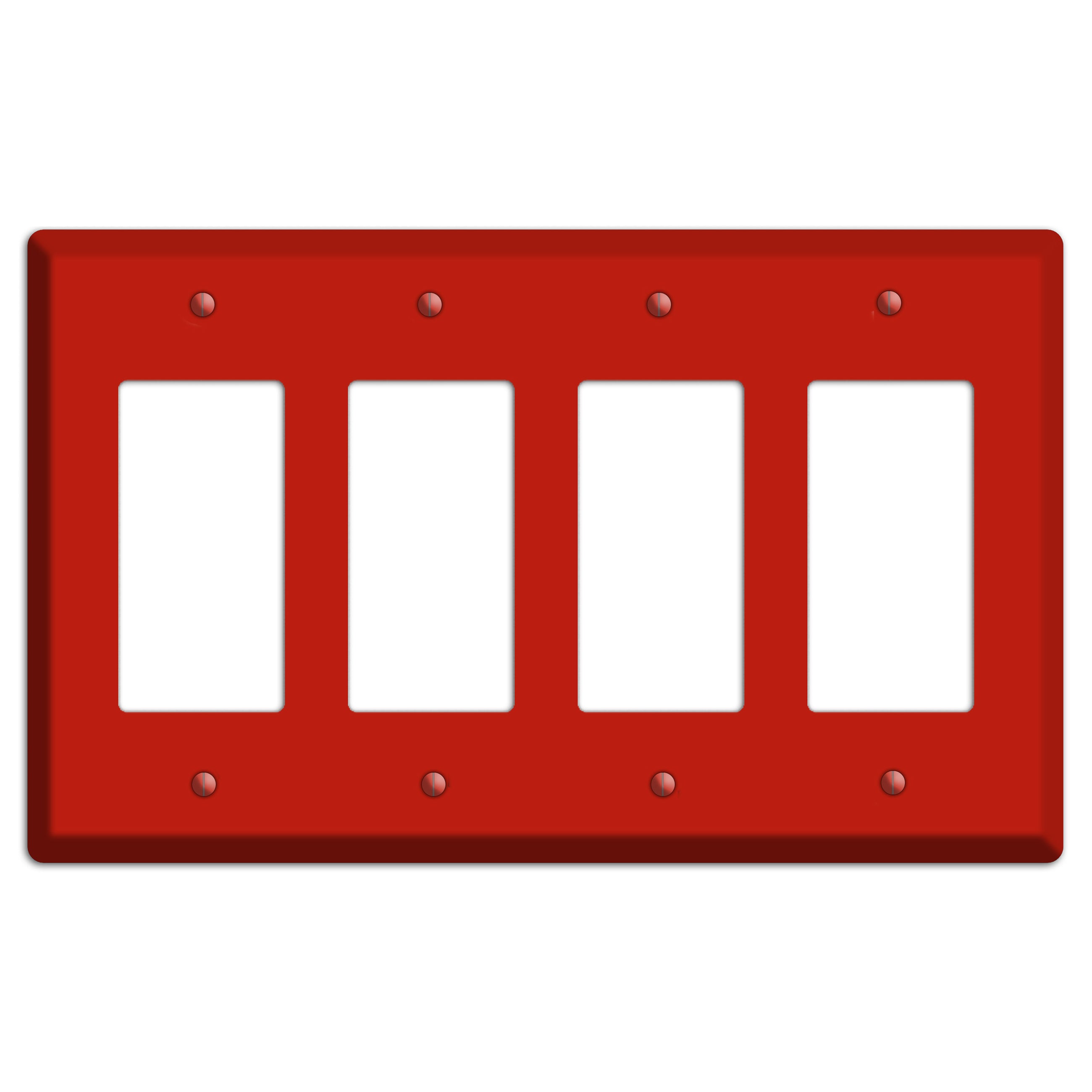 Baxter Simply Red 4 Rocker Wallplate