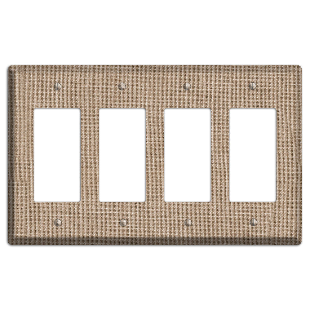 Linen Shore 4 Rocker Wallplate