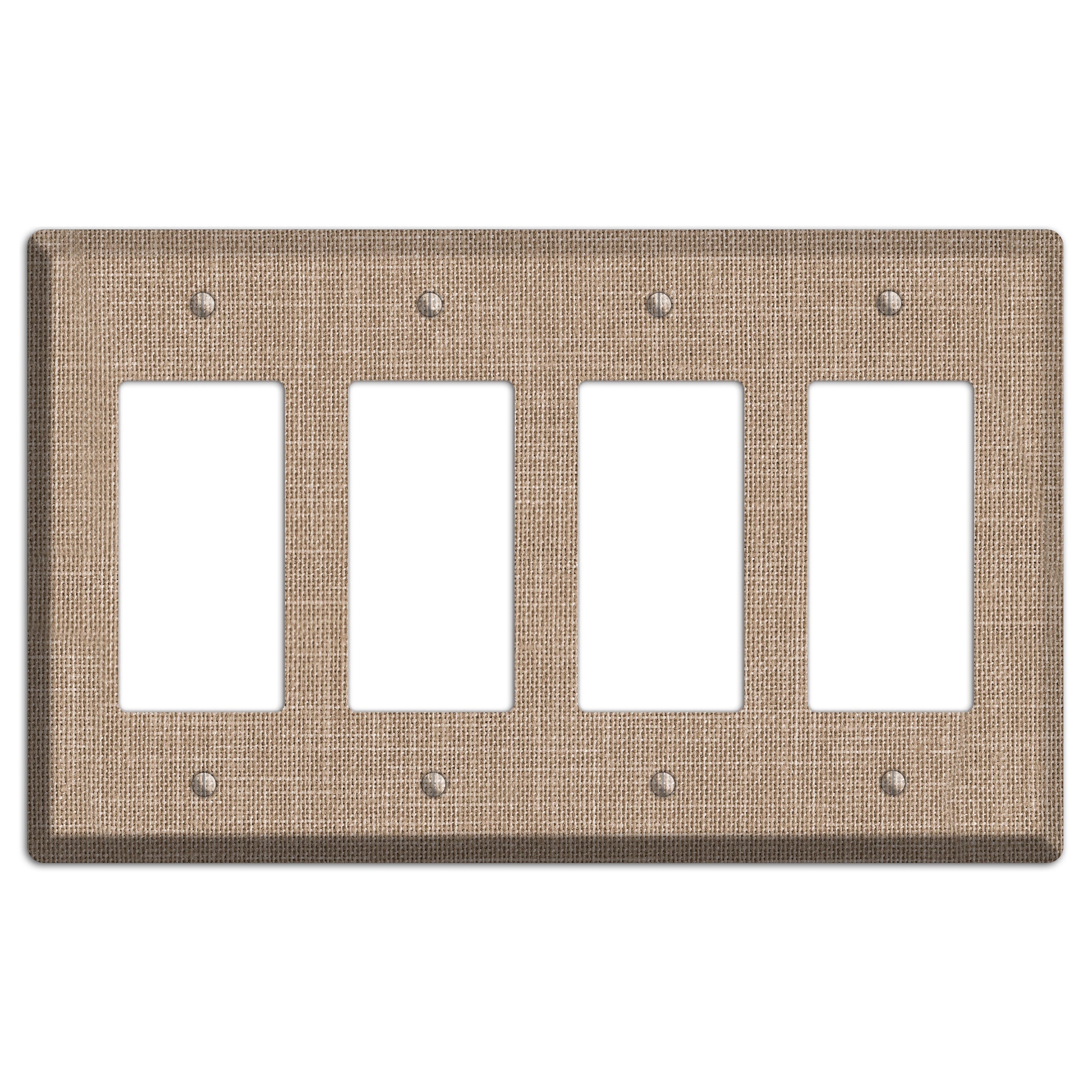 Linen Shore 4 Rocker Wallplate