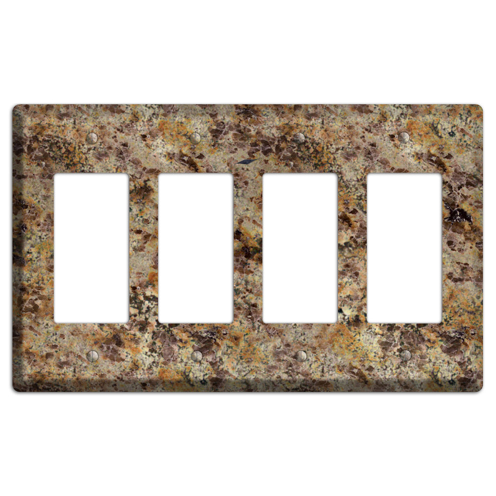 Golden Crystal Granite 4 Rocker Wallplate