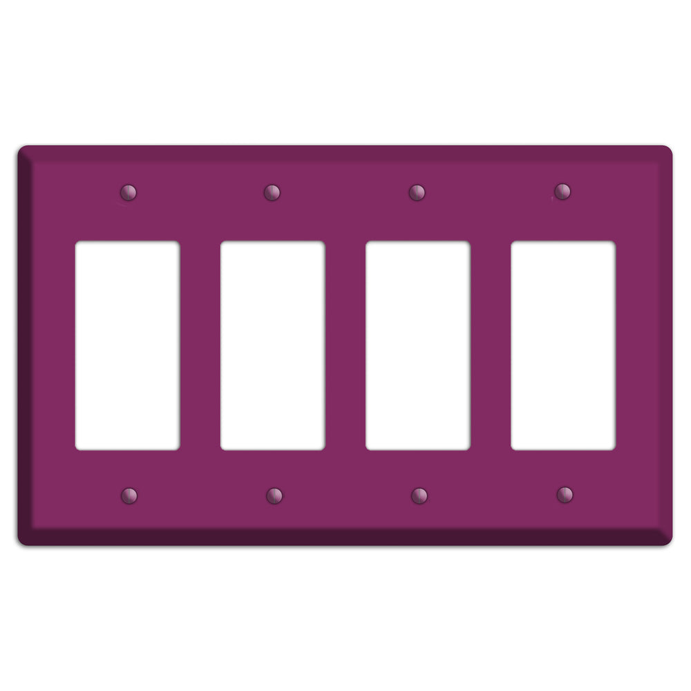 Baxter Plum Wine 4 Rocker Wallplate