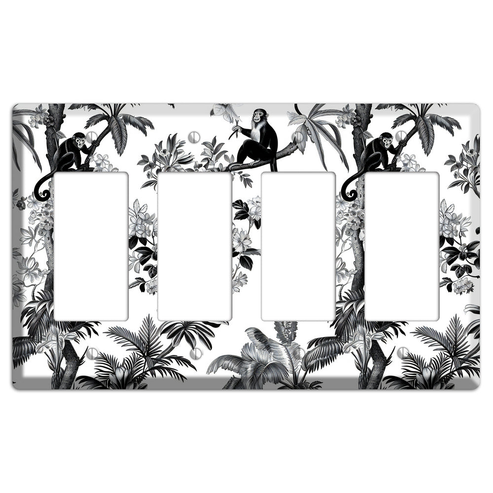 Canopy & Curl 4 Rocker Wallplate