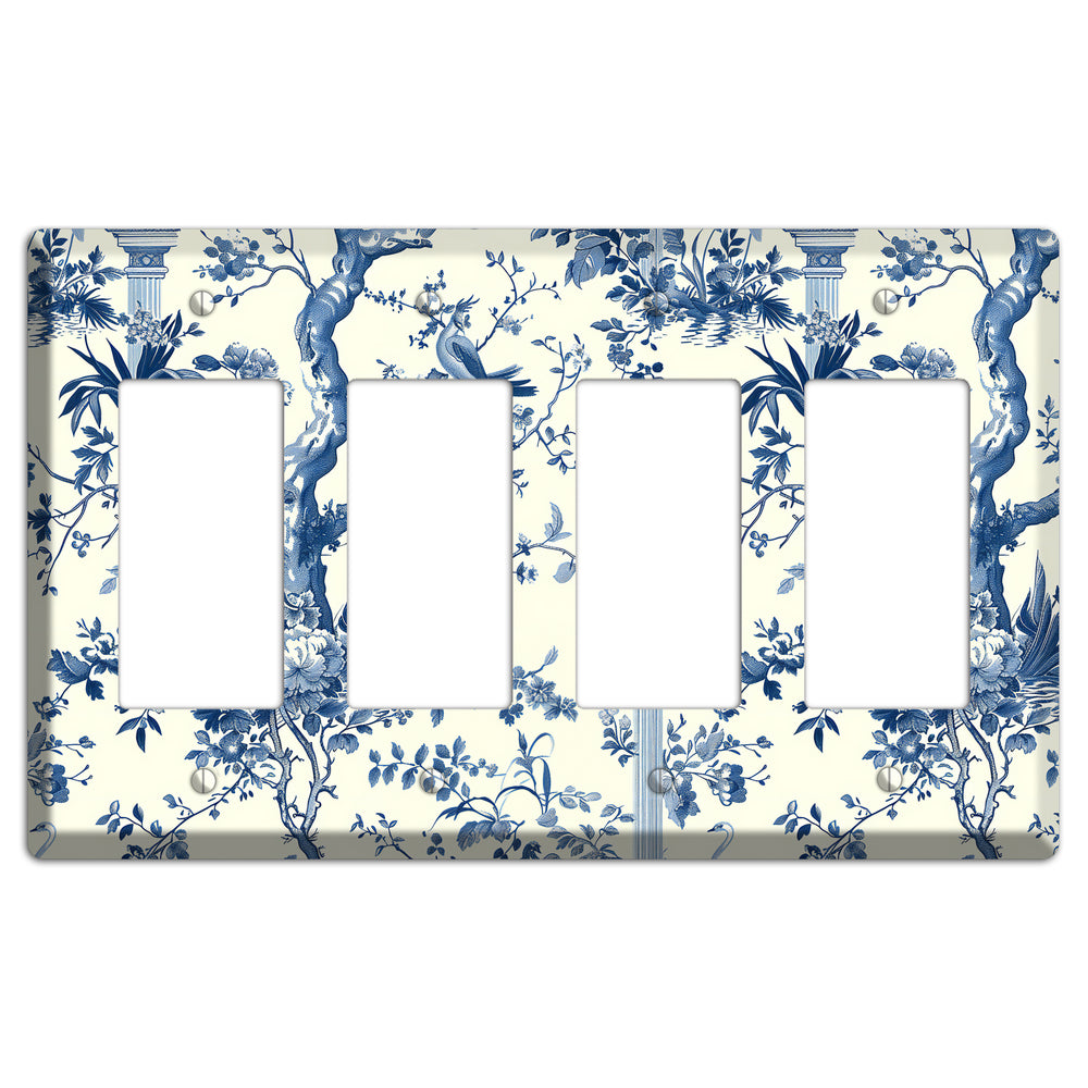 Pagoda & Plume 4 Rocker Wallplate