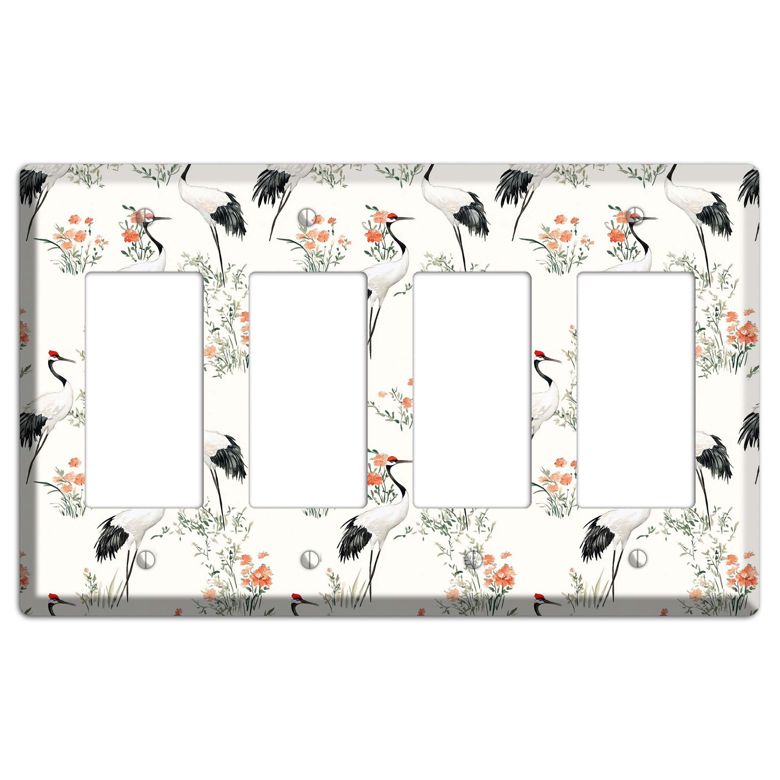 Coral Meadow Flight 4 Rocker Wallplate