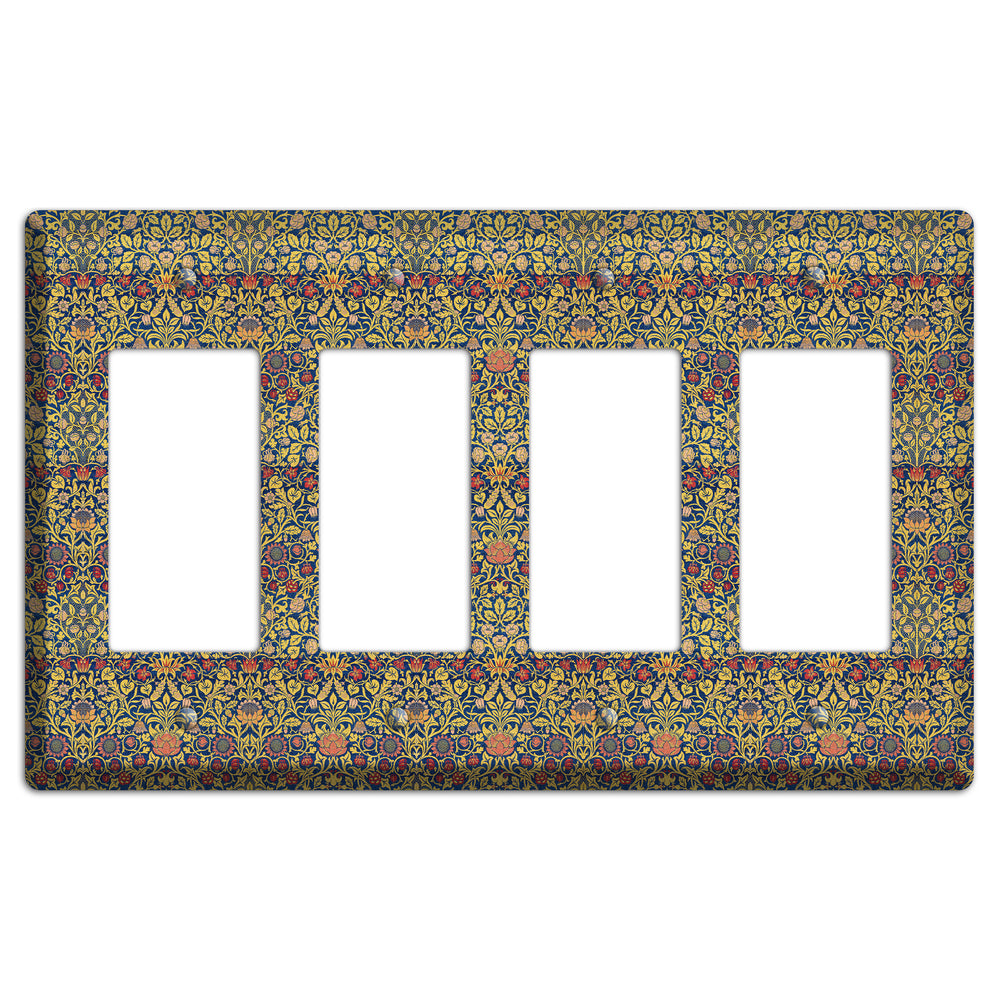 Orchard Garden Stripe 4 Rocker Wallplate