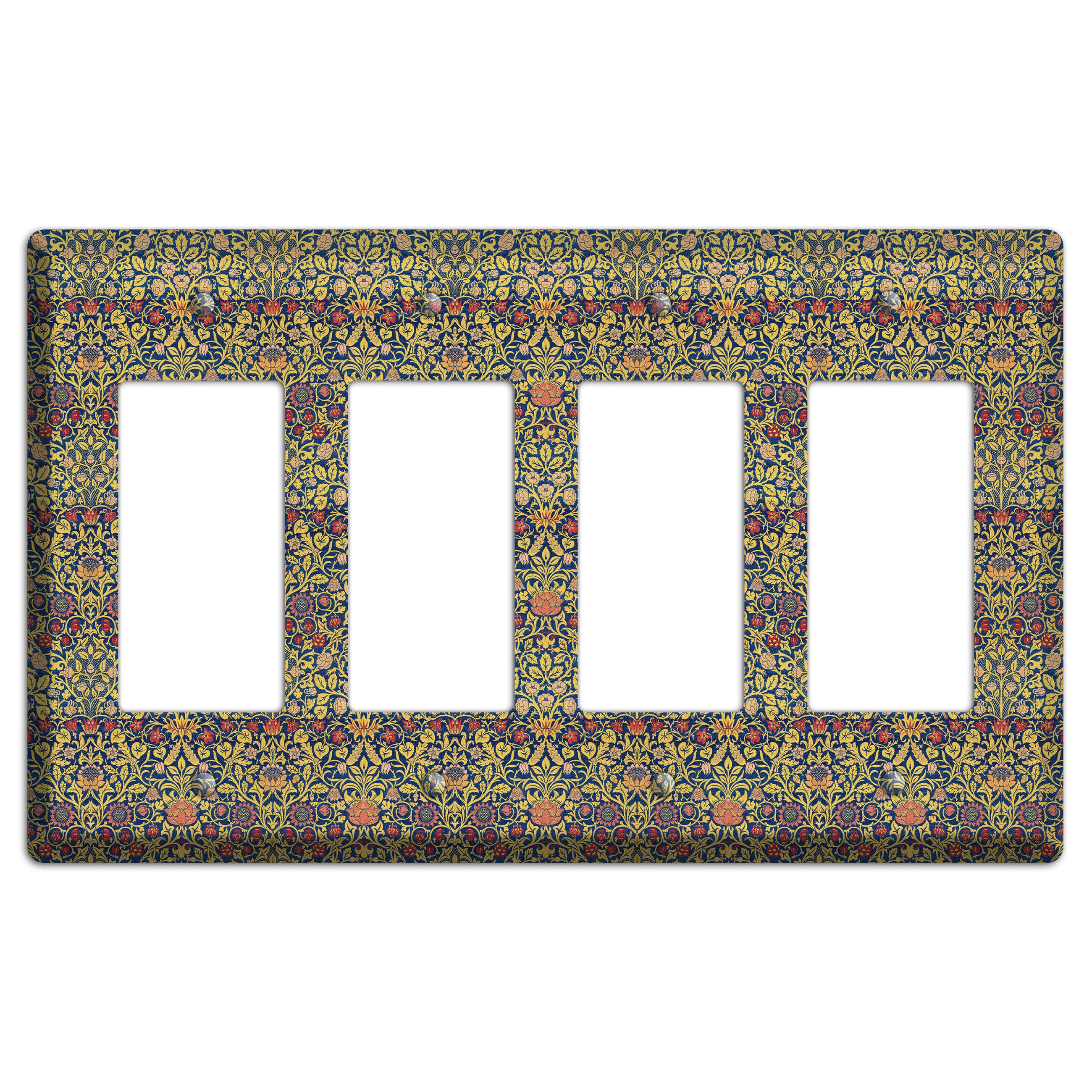 Orchard Garden Stripe 4 Rocker Wallplate