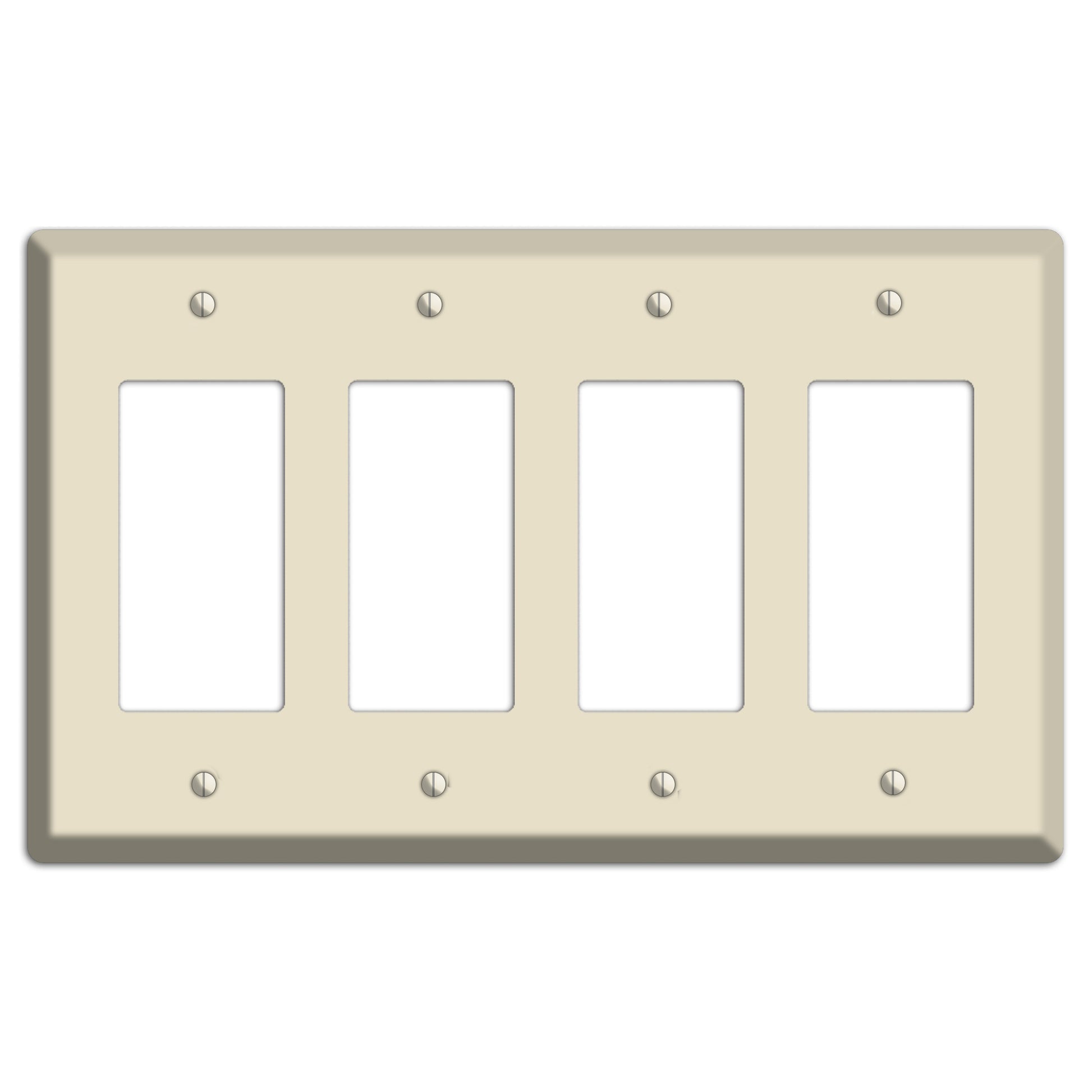 Baxter Ivory Cream 4 Rocker Wallplate
