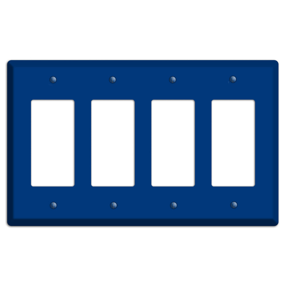 Baxter Simply Blue 4 Rocker Wallplate