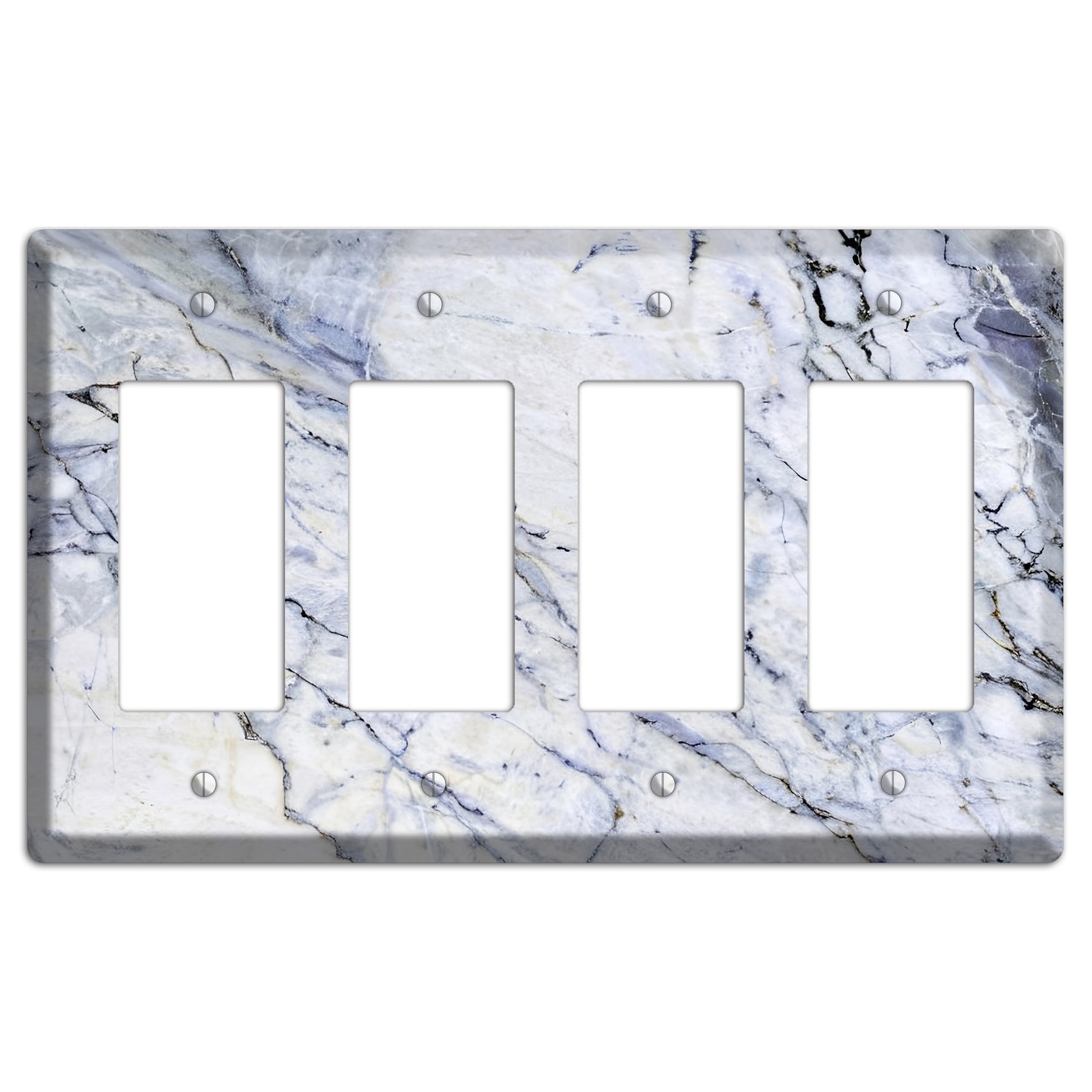 Geyser Marble 4 Rocker Wallplate