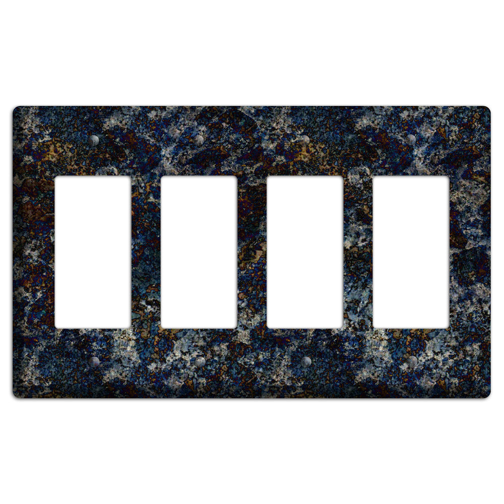 Blue Louise Granite 4 Rocker Wallplate