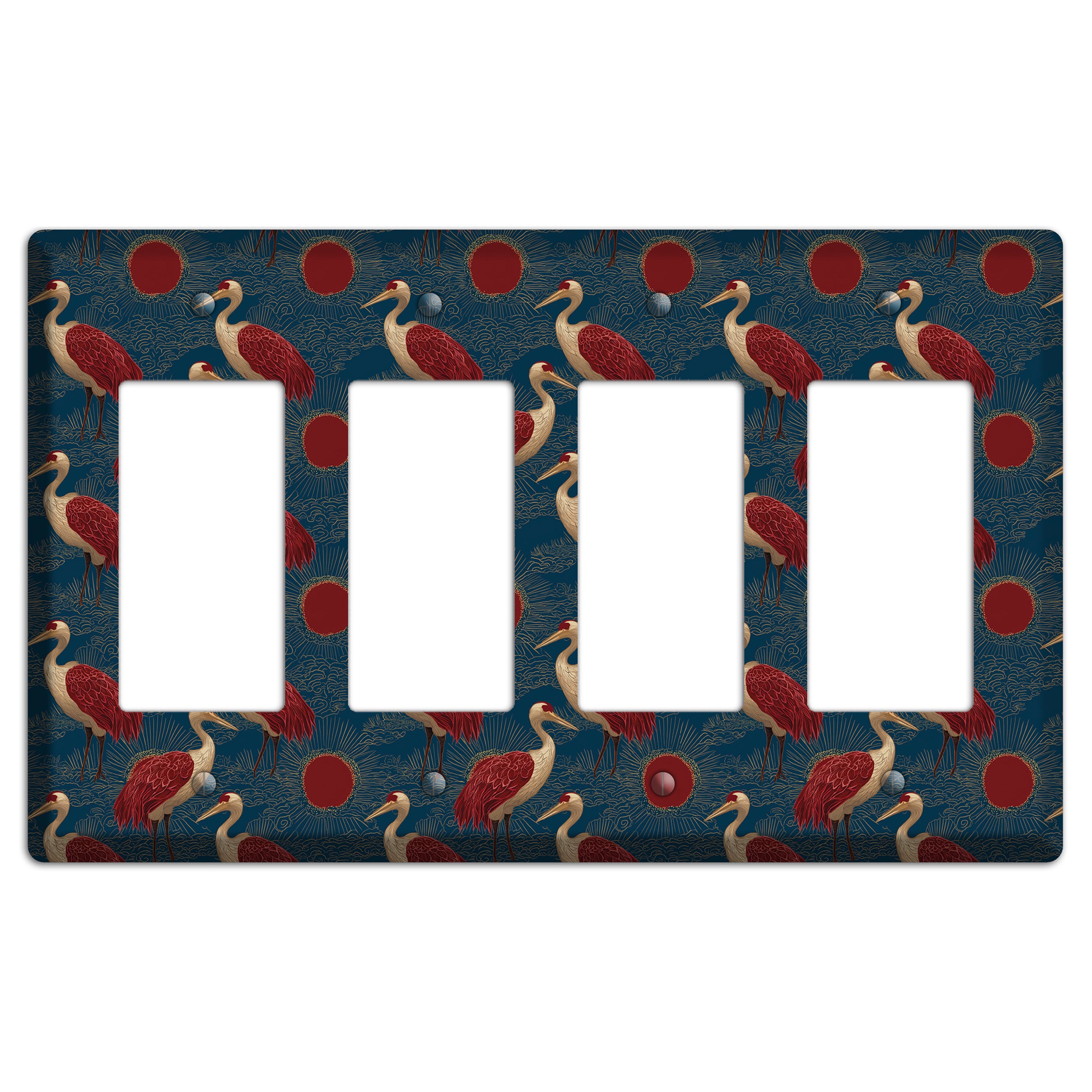 Indigo Sun Vigil 4 Rocker Wallplate