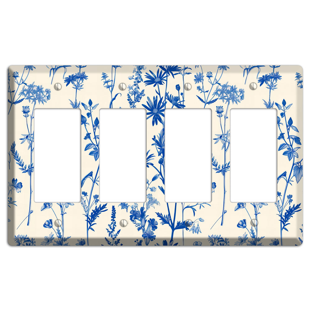 Meadow in Ink 4 Rocker Wallplate